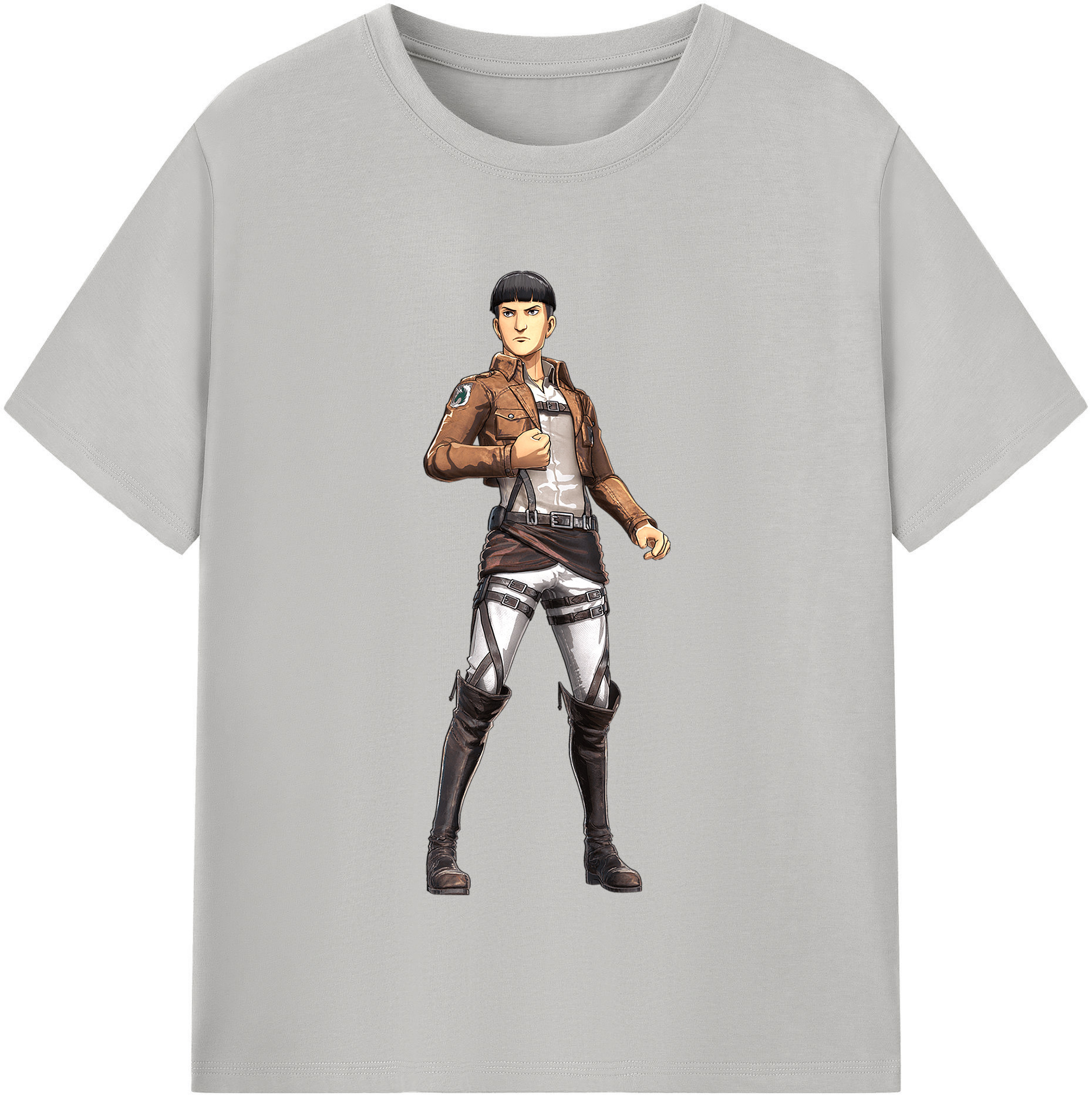 （画像用） 進撃の巨人 Attack on Titan レディースカジュアルプリントTシャツ（綿100％）