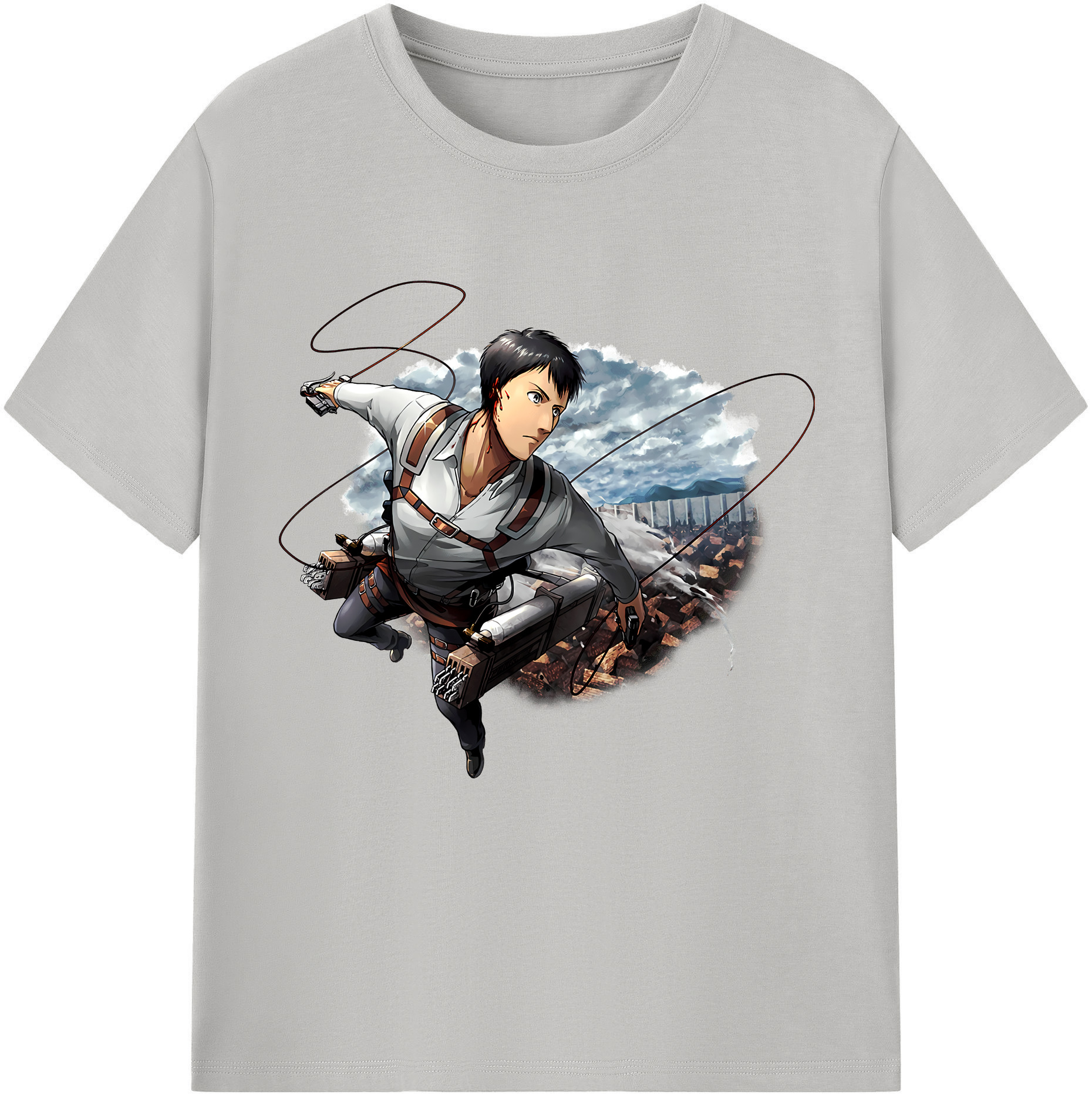 （画像用） 進撃の巨人 ベルトルト・フーバー Attack on Titan Bertholdt Hoover レディースカジュアルプリントTシャツ（綿100％）