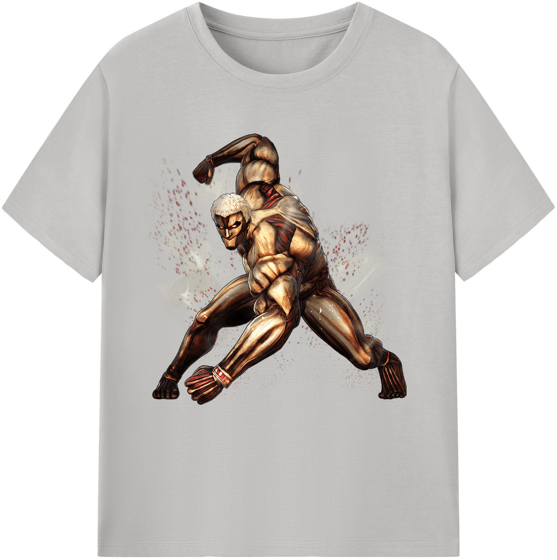 （画像用） 進撃の巨人 Attack on Titan レディースカジュアルプリントTシャツ（綿100％）