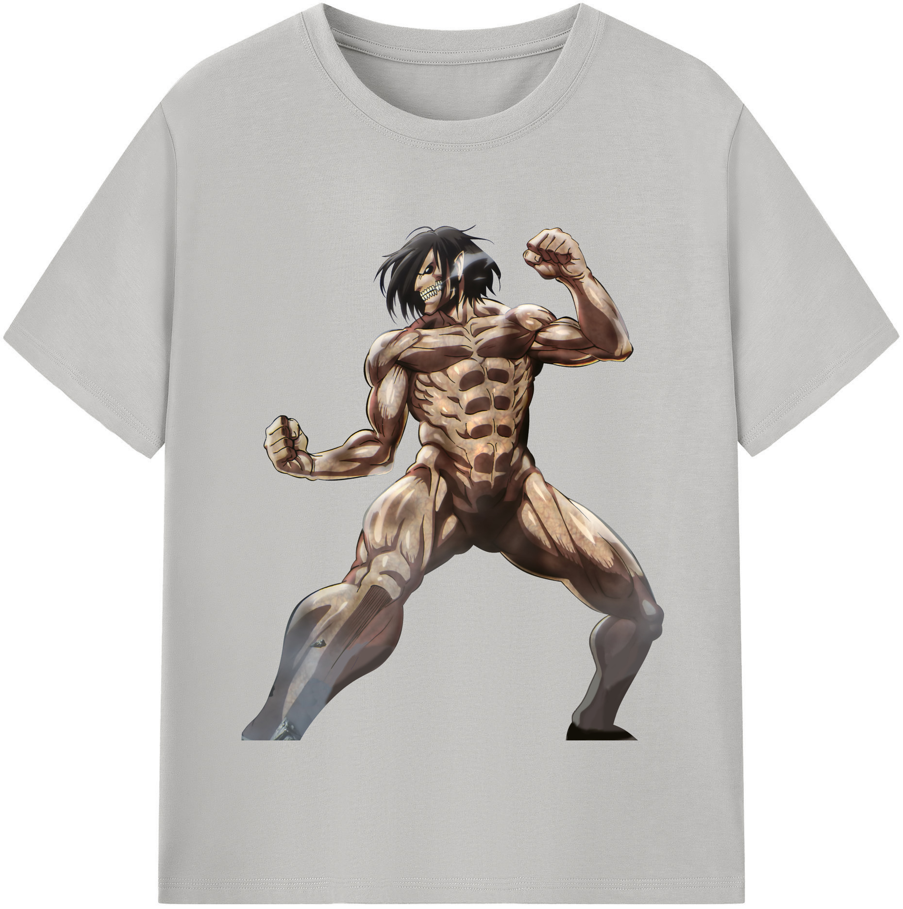 （画像用） 進撃の巨人 Attack on Titan レディースカジュアルプリントTシャツ（綿100％）