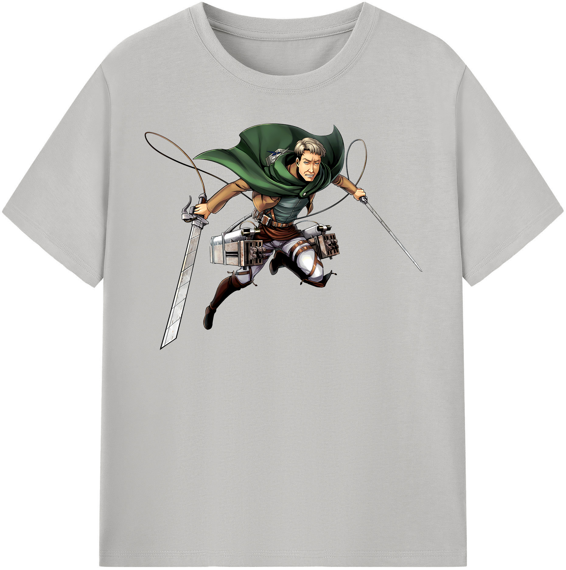 （画像用） 進撃の巨人 Attack on Titan レディースカジュアルプリントTシャツ（綿100％）