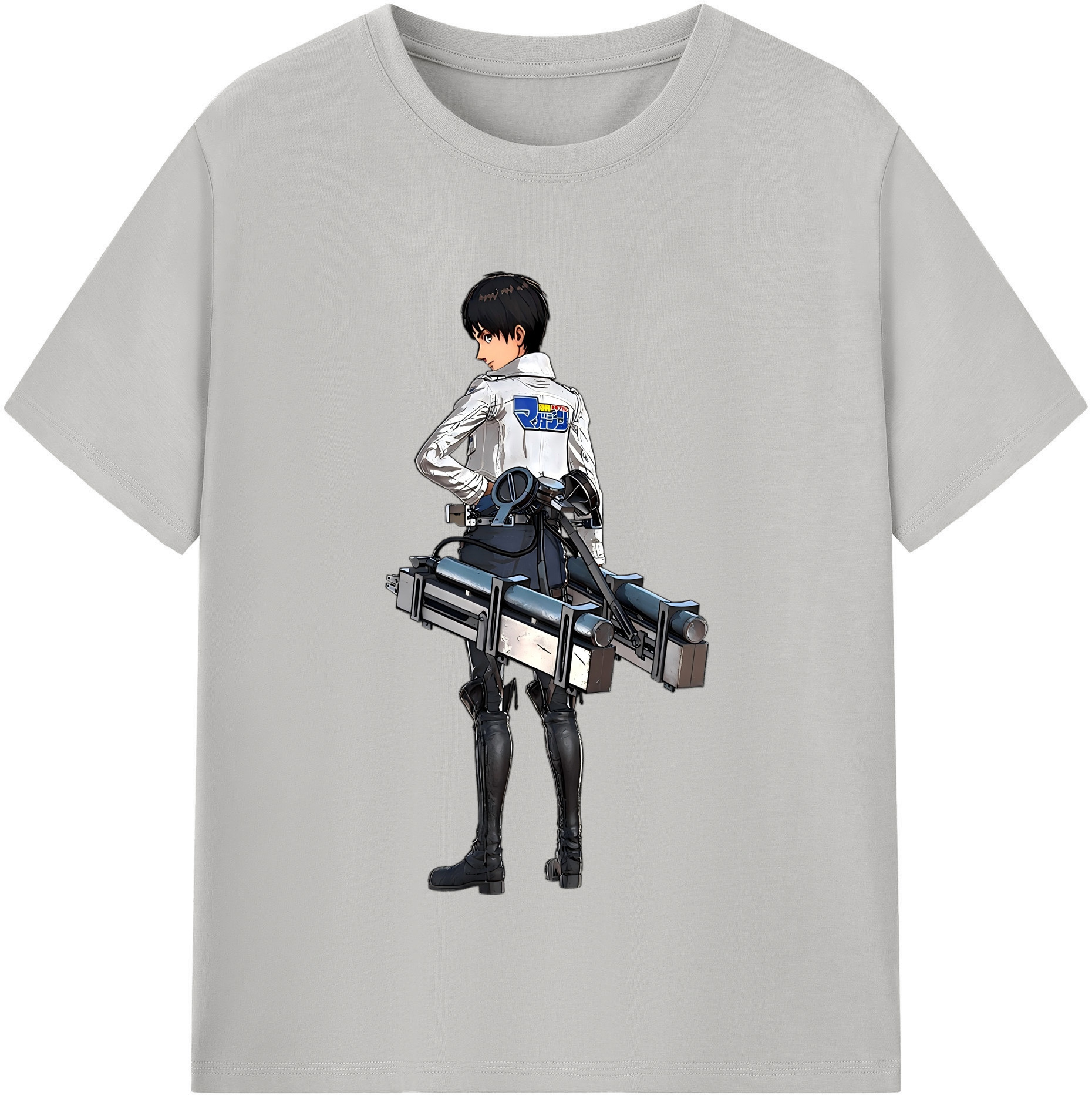 （画像用） 進撃の巨人 エレン･イェーガー Attack on Titan Eren Jäger レディースカジュアルプリントTシャツ（綿100％）