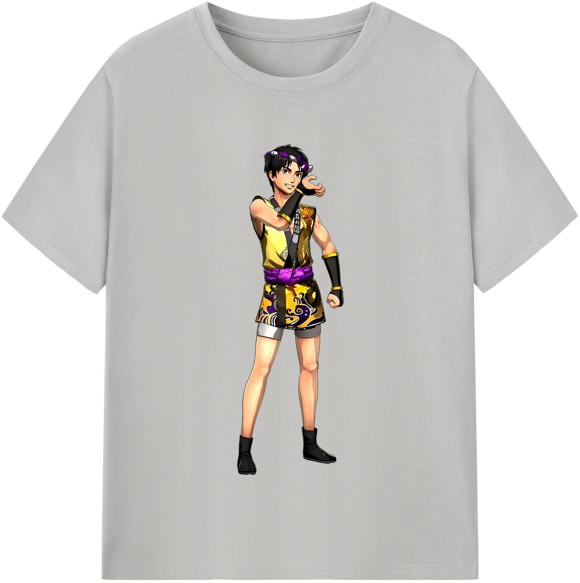 （画像用） 進撃の巨人 リヴァイ·アッカーマン Attack on Titan Levi Ackerman レディースカジュアルプリントTシャツ（綿100％）