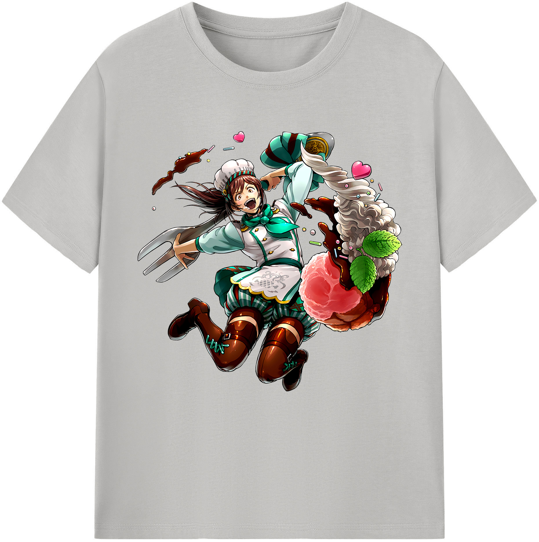 （画像用） 進撃の巨人 サシャ·ブラウス Attack on Titan Sasha Blaus レディースカジュアルプリントTシャツ（綿100％）