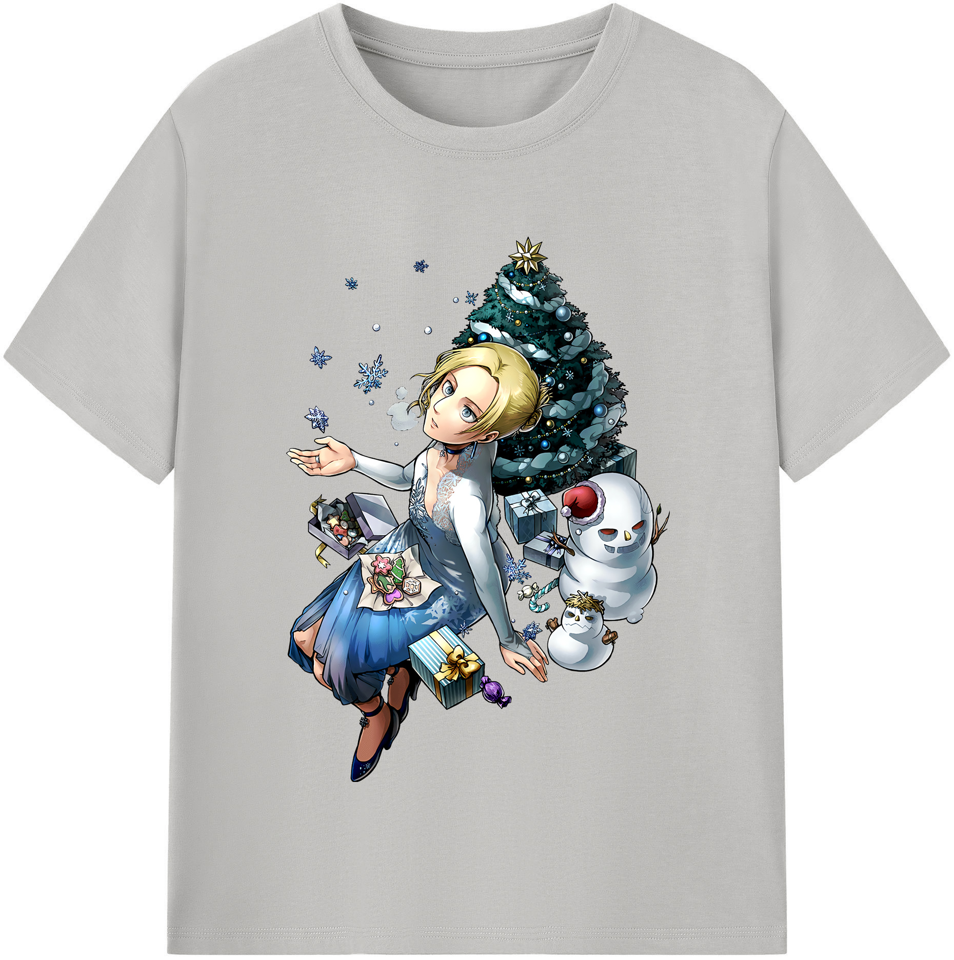 （画像用） 進撃の巨人 アニ・レオンハート Attack on Titan Annie Leonhart レディースカジュアルプリントTシャツ（綿100％）