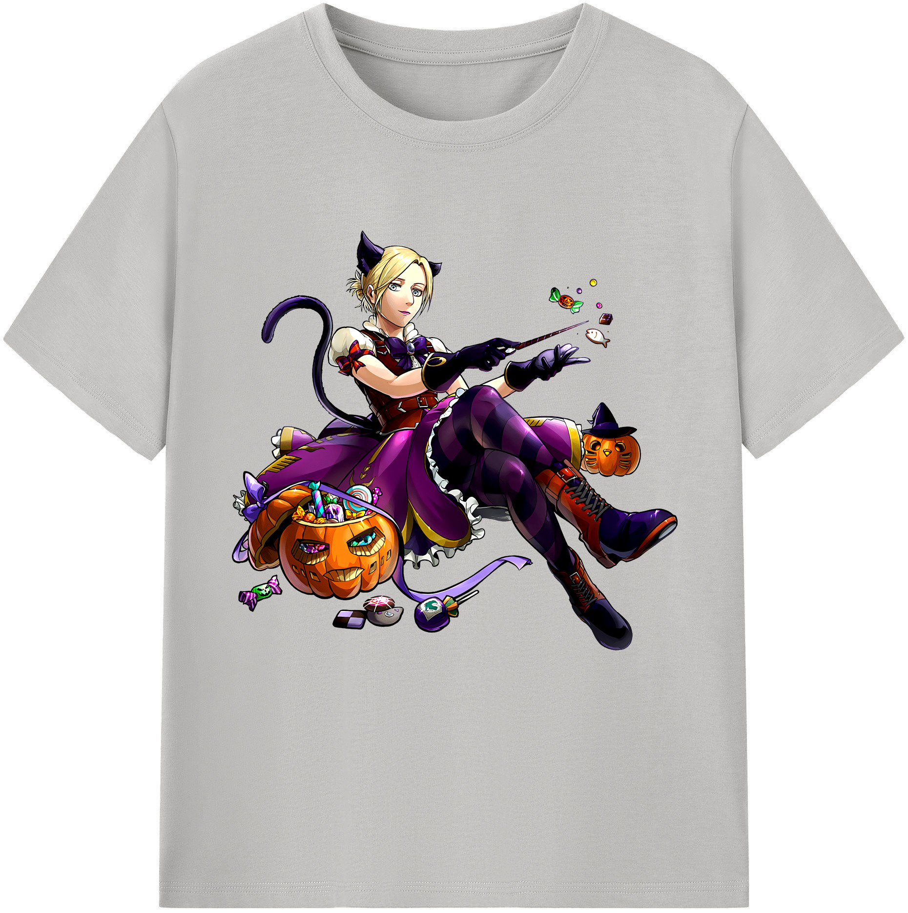 （画像用） 進撃の巨人 アニ・レオンハート Attack on Titan Annie Leonhart レディースカジュアルプリントTシャツ（綿100％）