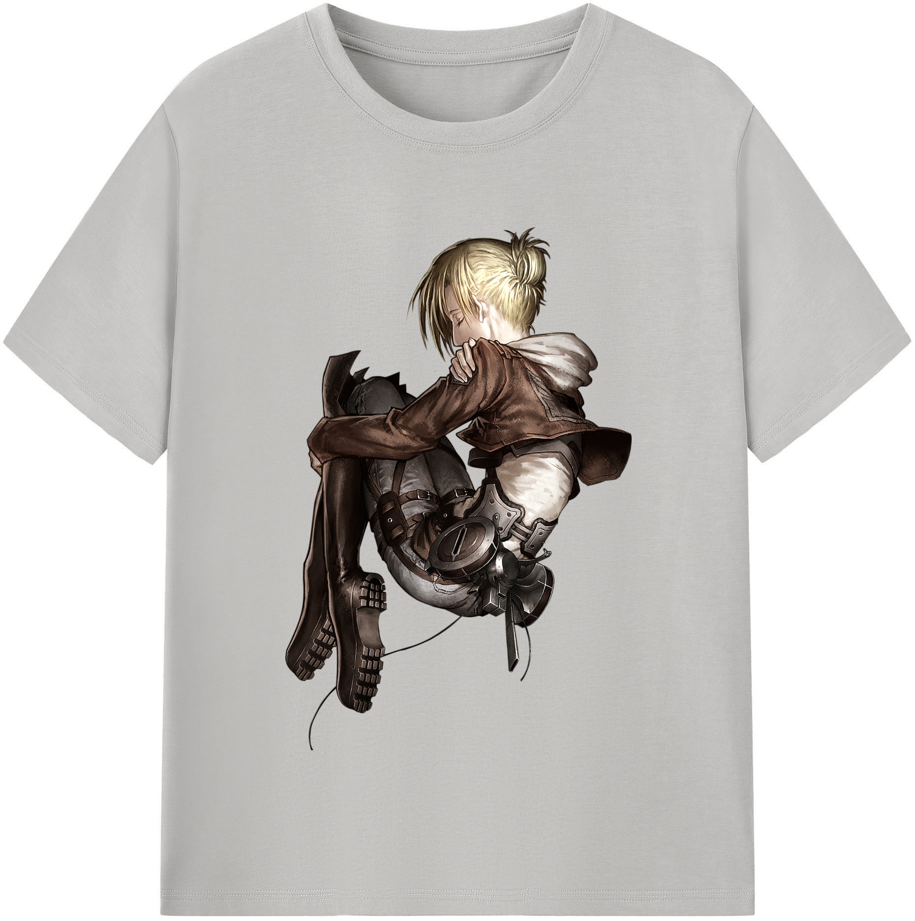 （画像用） 進撃の巨人 アニ・レオンハート Attack on Titan Annie Leonhart レディースカジュアルプリントTシャツ（綿100％）