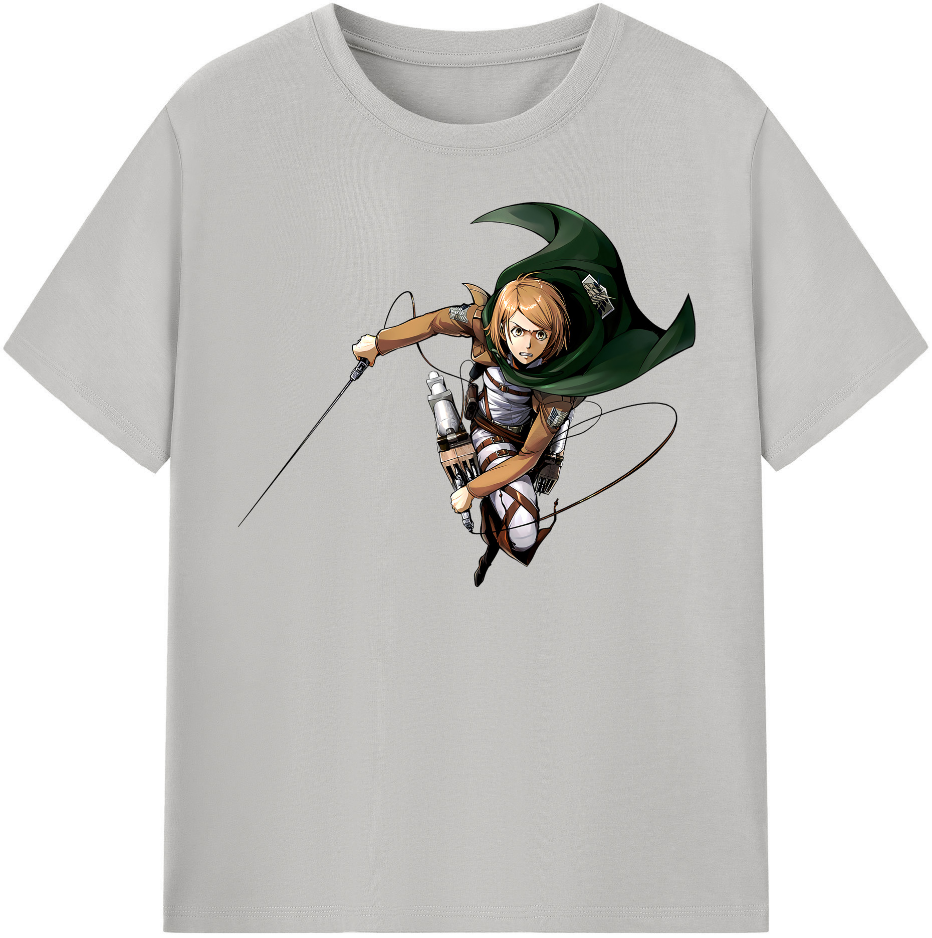 （画像用） 進撃の巨人 ペトラ·ラル Attack on Titan Petra Rall レディースカジュアルプリントTシャツ（綿100％）