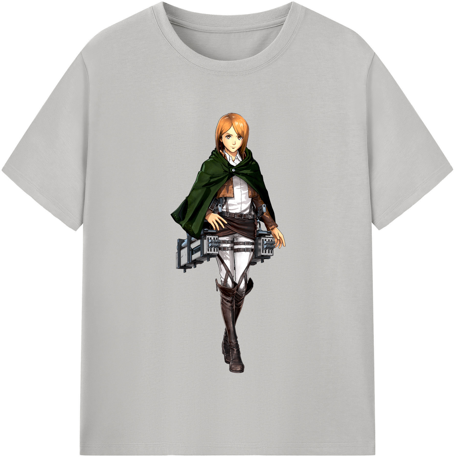 （画像用） 進撃の巨人 ペトラ·ラル Attack on Titan Petra Rall レディースカジュアルプリントTシャツ（綿100％）