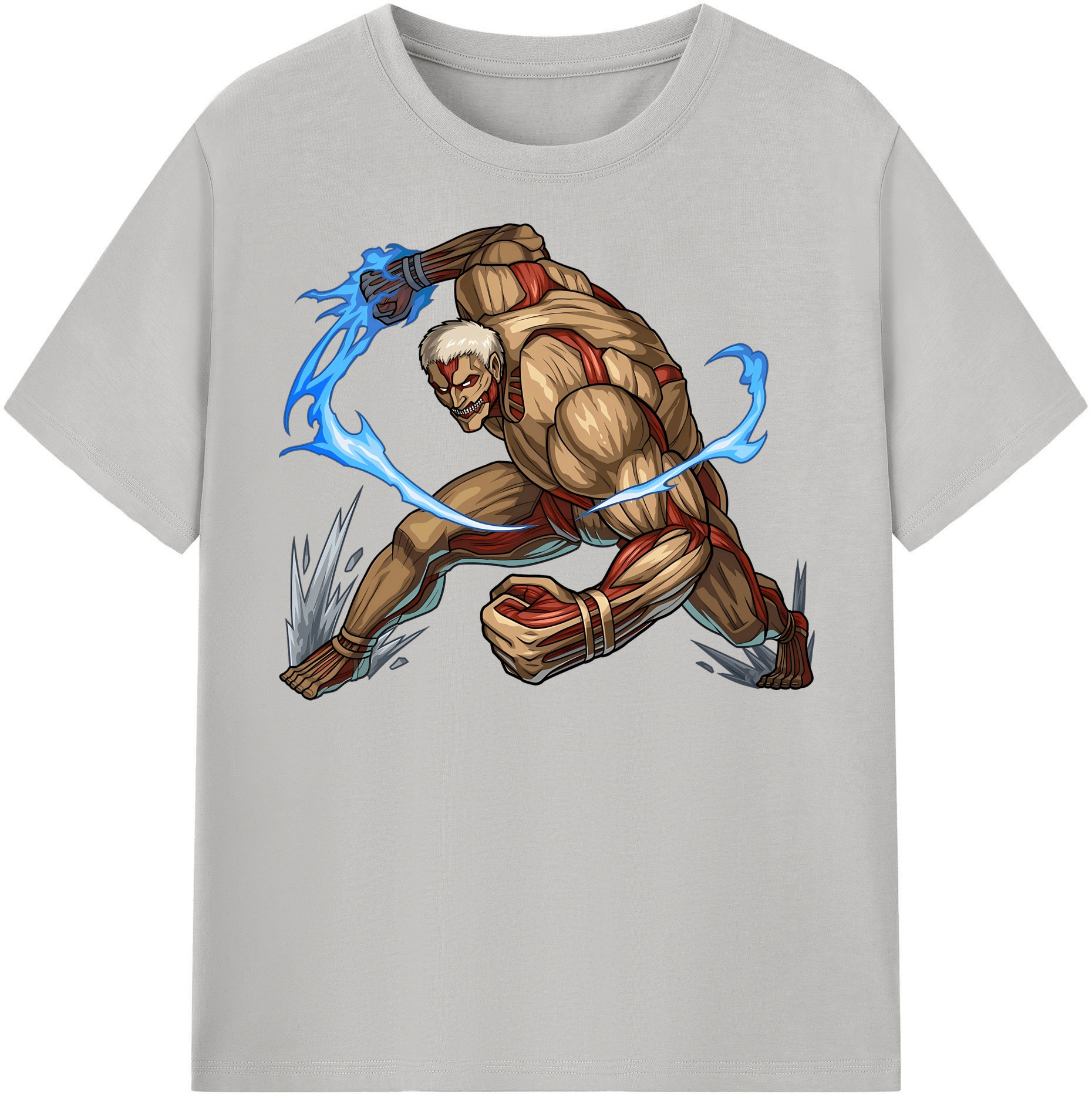 （画像用） 進撃の巨人 Attack on Titan レディースカジュアルプリントTシャツ（綿100％）