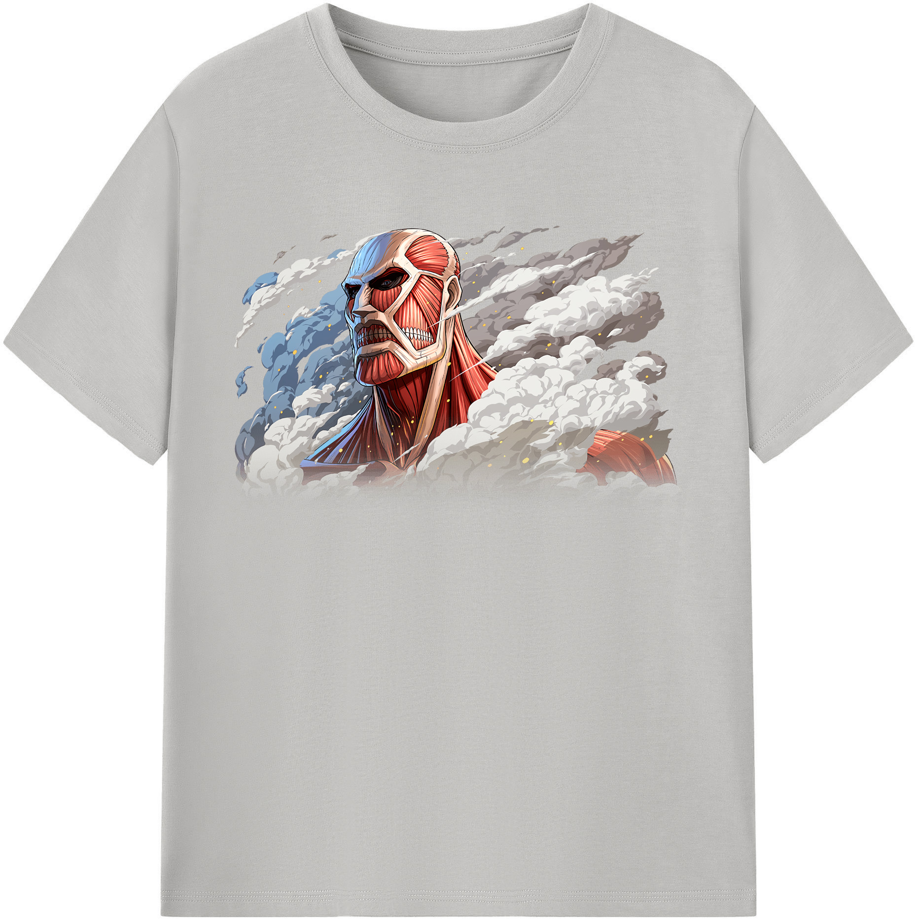 （画像用） 進撃の巨人 Attack on Titan レディースカジュアルプリントTシャツ（綿100％）