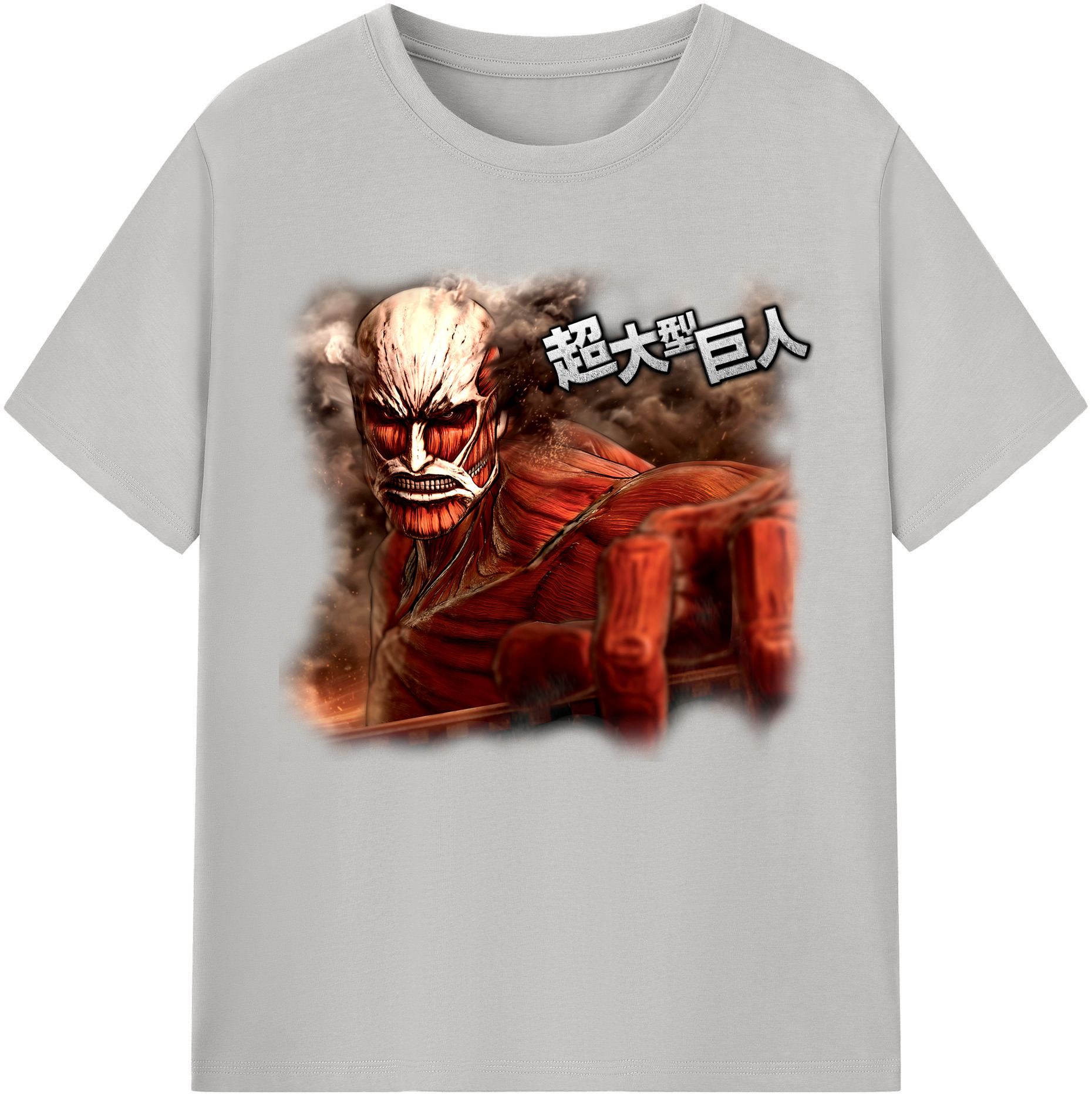 （画像用） 進撃の巨人 Attack on Titan レディースカジュアルプリントTシャツ（綿100％）