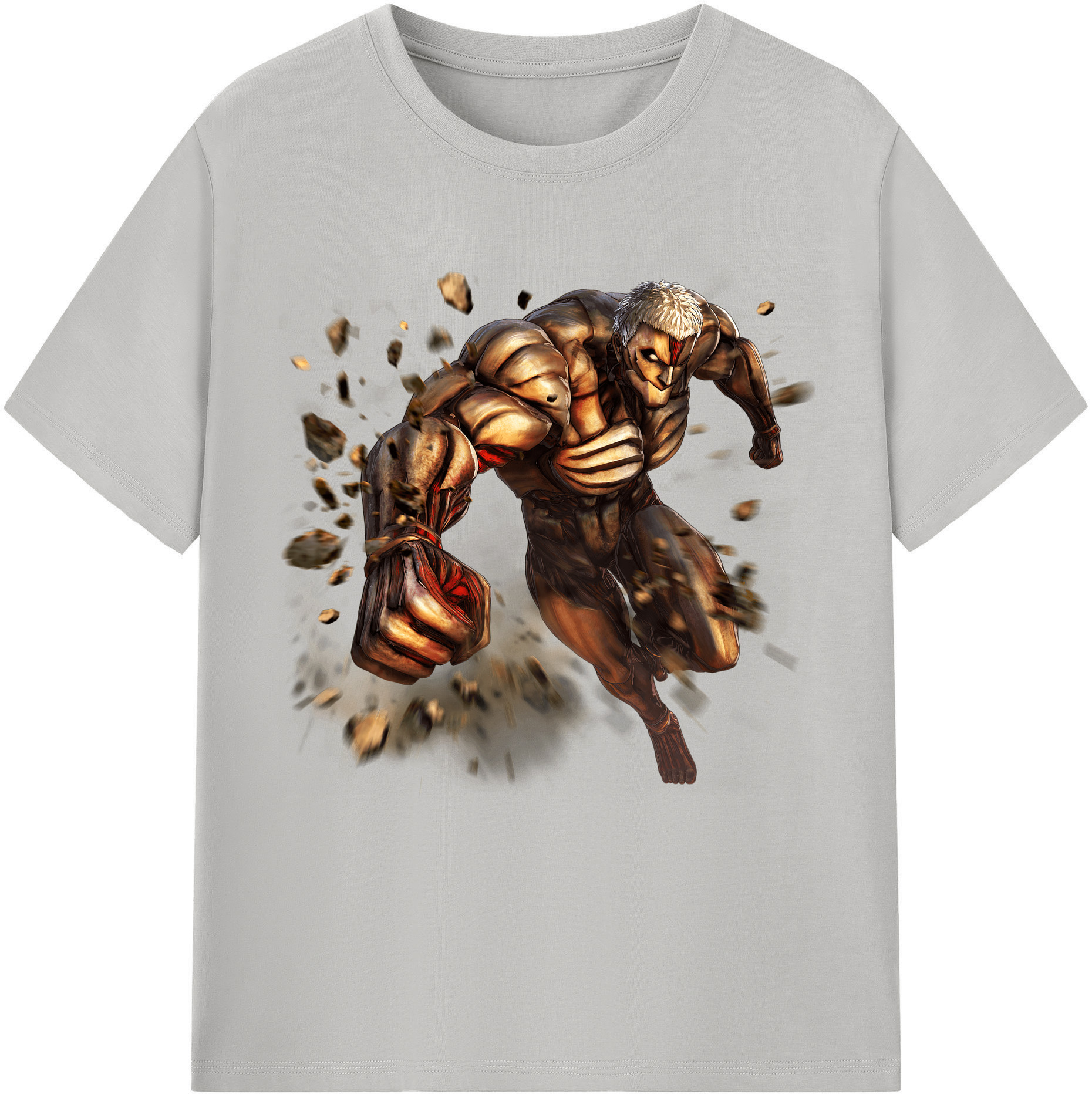 （画像用） 進撃の巨人 Attack on Titan レディースカジュアルプリントTシャツ（綿100％）