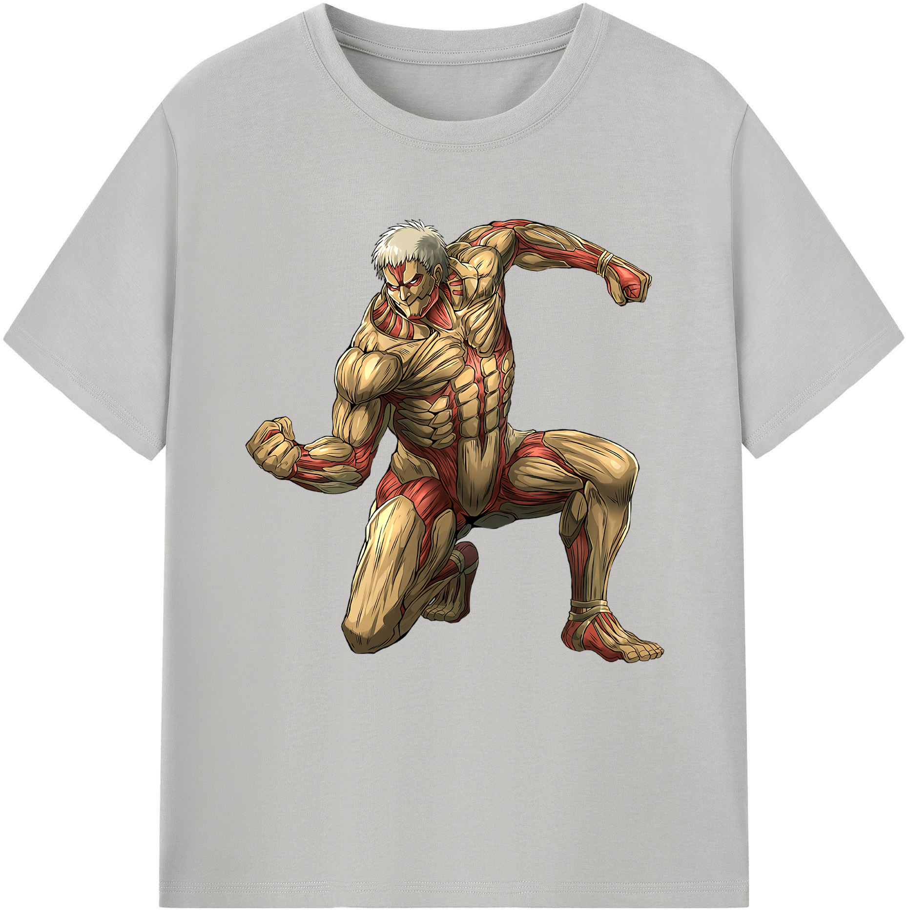 （画像用） 進撃の巨人 Attack on Titan レディースカジュアルプリントTシャツ（綿100％）