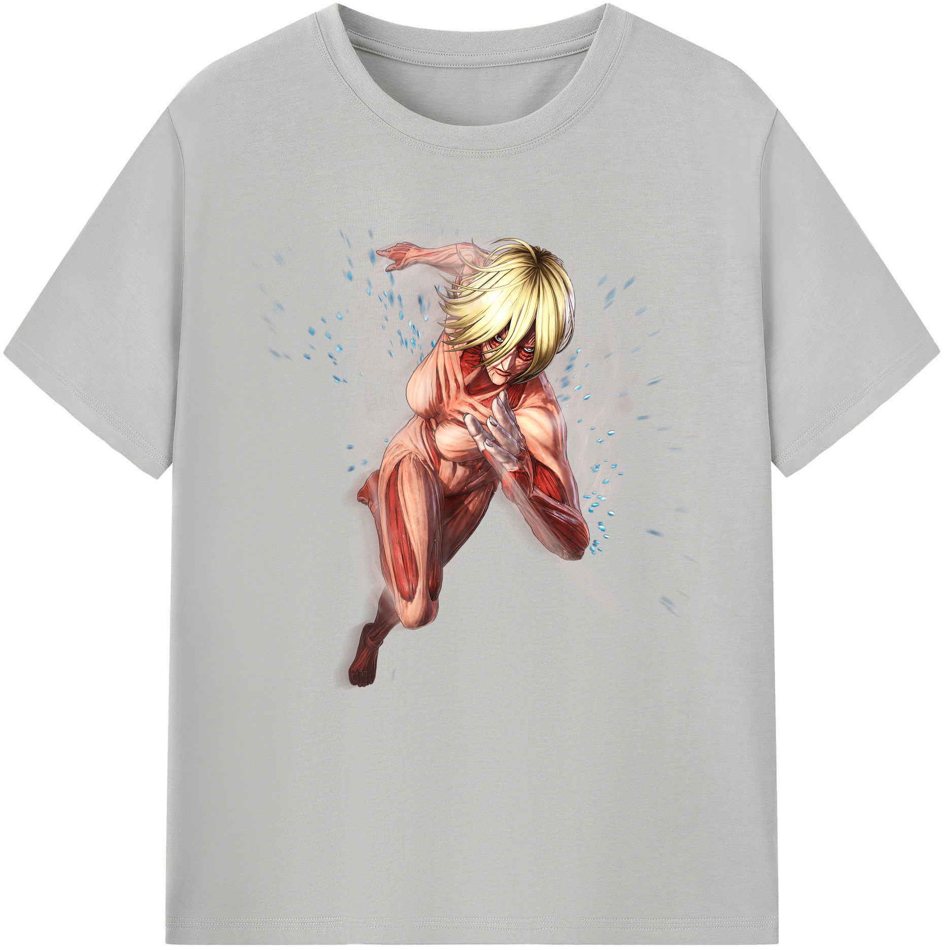 （画像用） 進撃の巨人 Attack on Titan レディースカジュアルプリントTシャツ（綿100％）