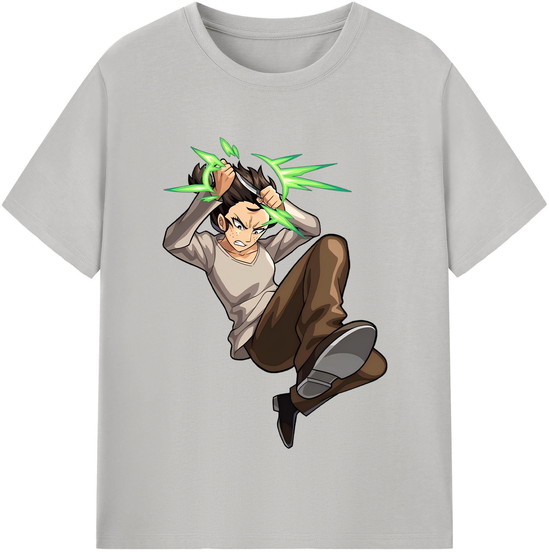（画像用） 進撃の巨人 Attack on Titan レディースカジュアルプリントTシャツ（綿100％）