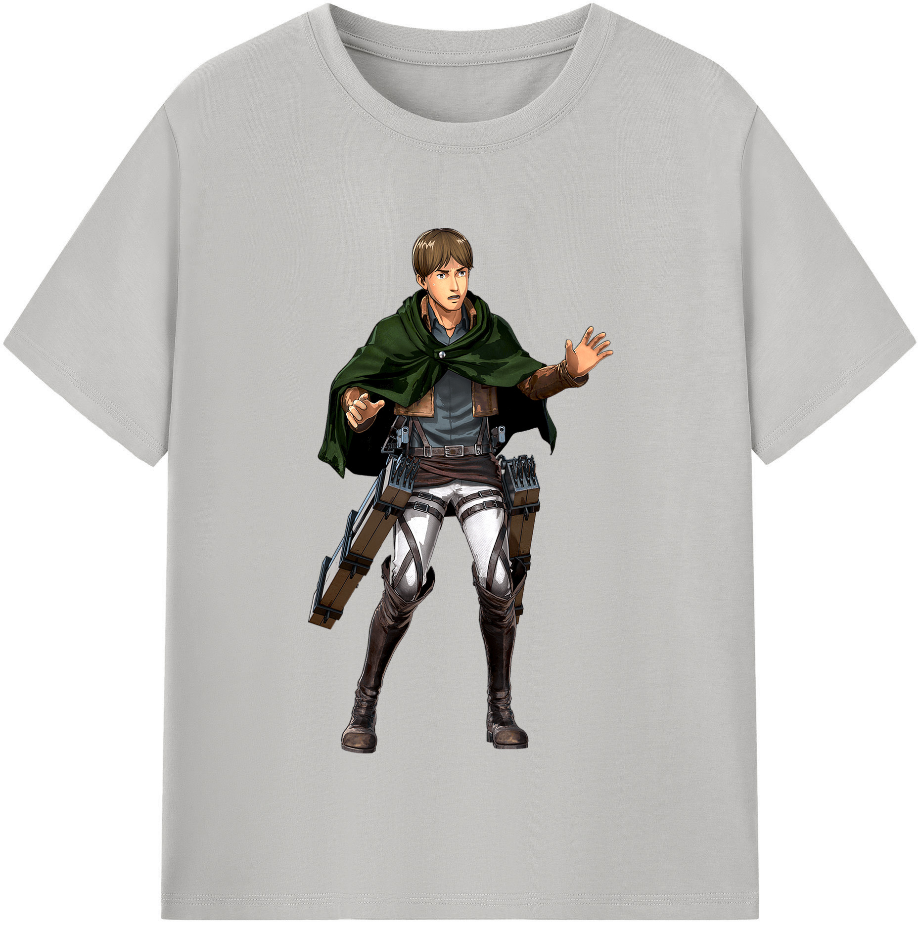 （画像用） 進撃の巨人 Attack on Titan レディースカジュアルプリントTシャツ（綿100％）