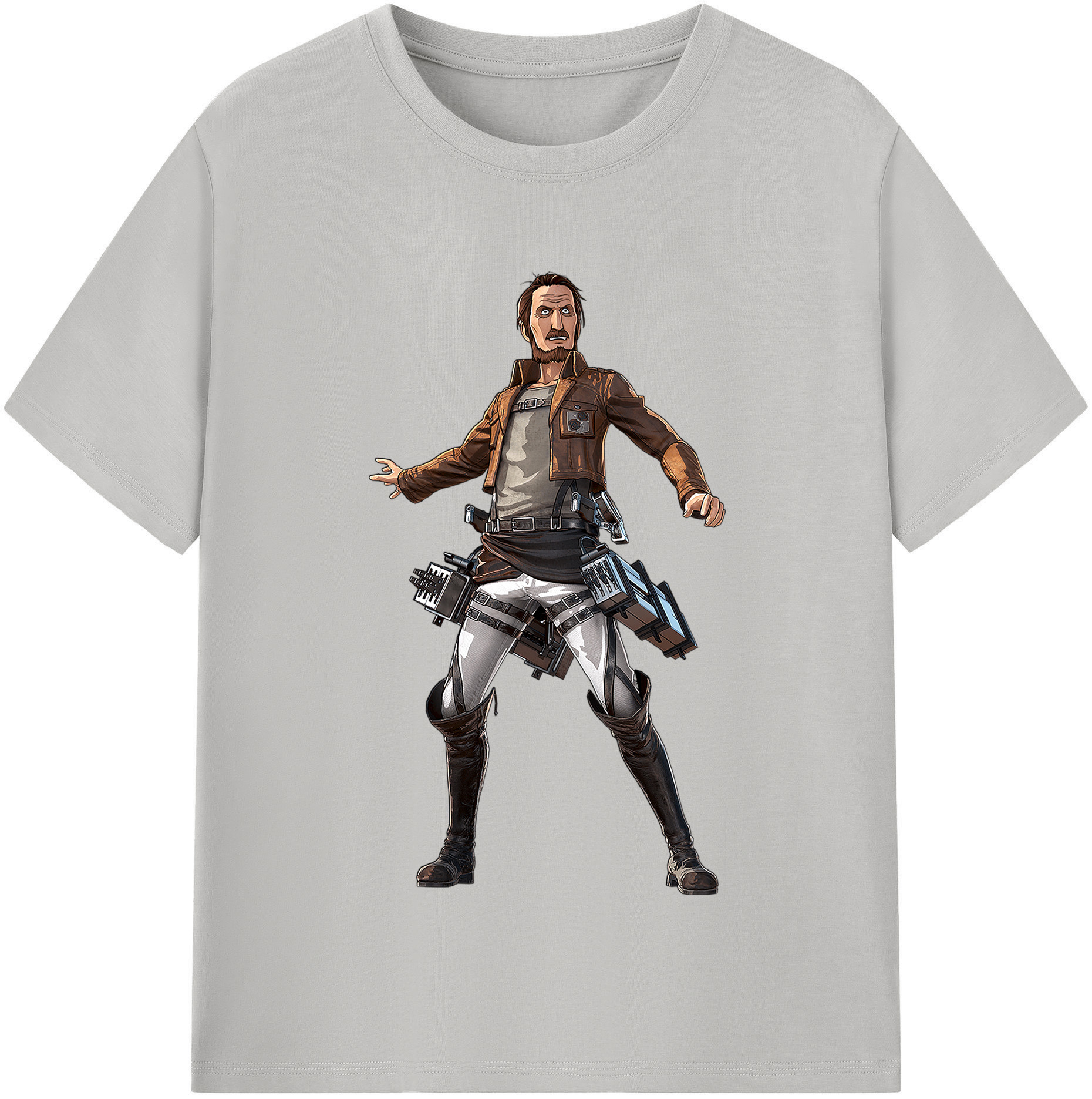 （画像用） 進撃の巨人 Attack on Titan レディースカジュアルプリントTシャツ（綿100％）