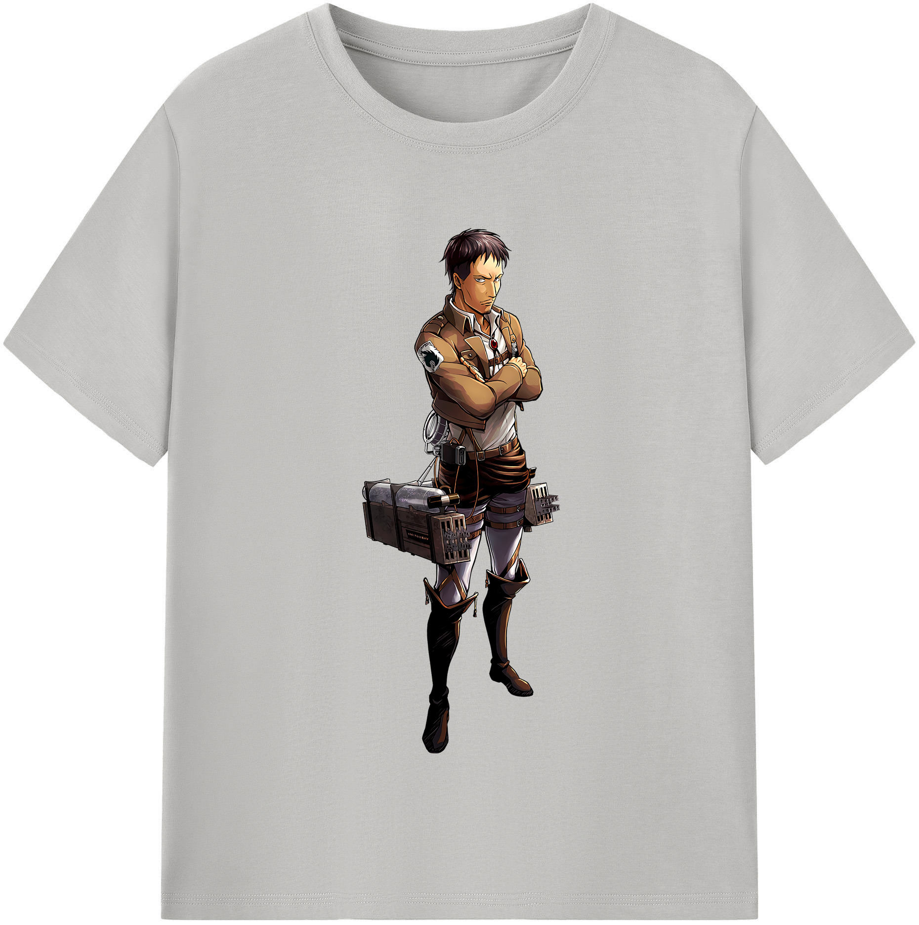 （画像用） 進撃の巨人 Attack on Titan レディースカジュアルプリントTシャツ（綿100％）