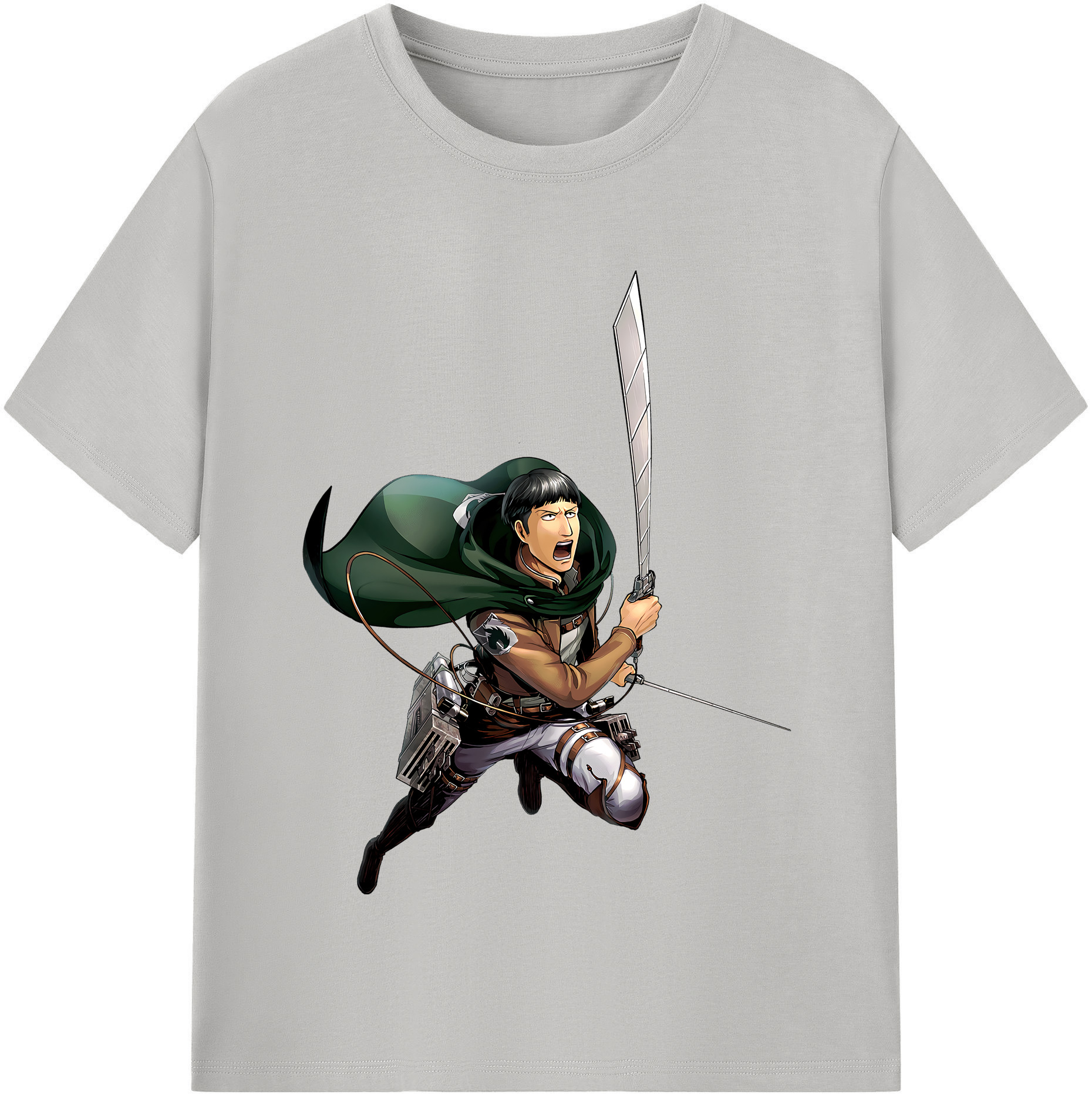 （画像用） 進撃の巨人 Attack on Titan レディースカジュアルプリントTシャツ（綿100％）