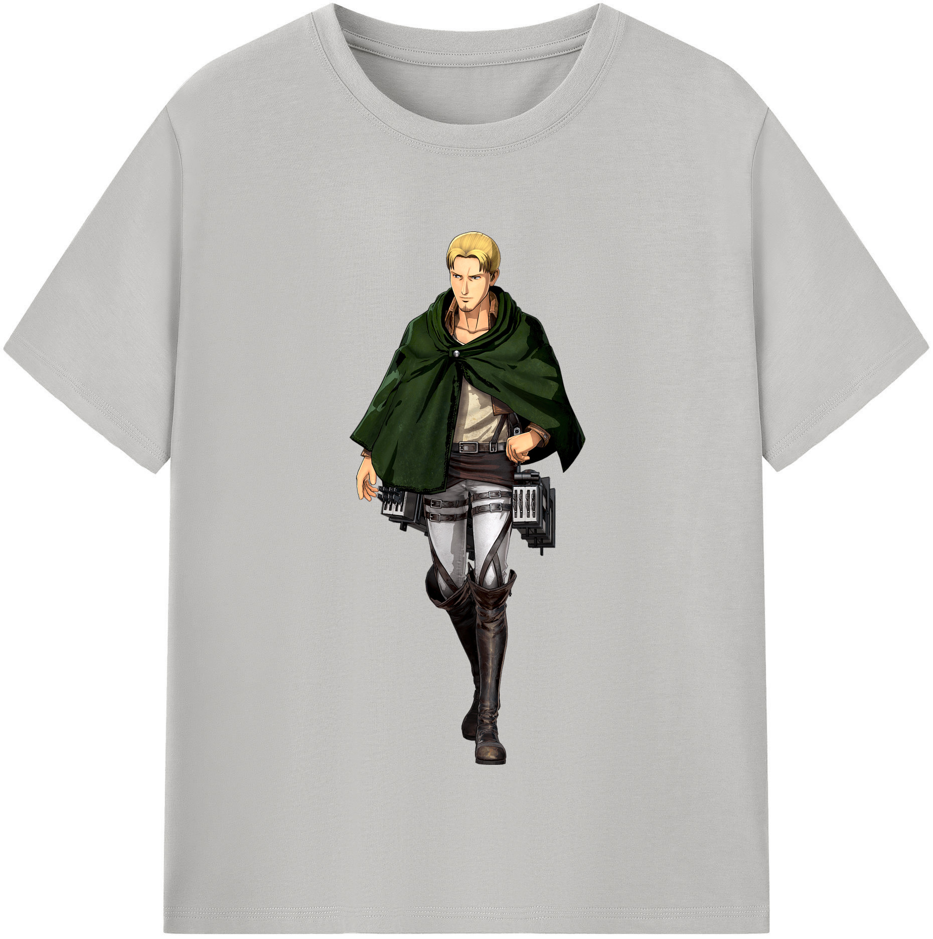 （画像用） 進撃の巨人 Attack on Titan レディースカジュアルプリントTシャツ（綿100％）