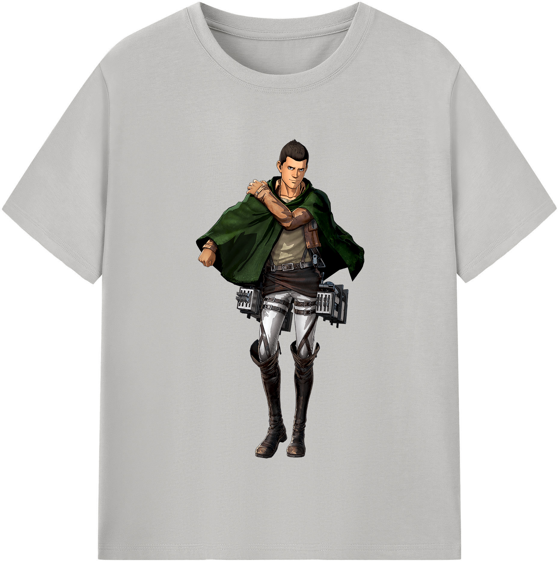 （画像用） 進撃の巨人 Attack on Titan レディースカジュアルプリントTシャツ（綿100％）