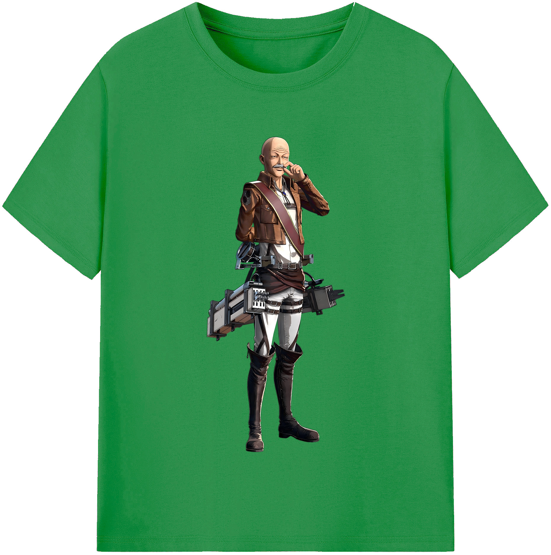 （画像用） 進撃の巨人 ドット·ピクシス Attack on Titan Dot Pixis レディースカジュアルプリントTシャツ（綿100％）