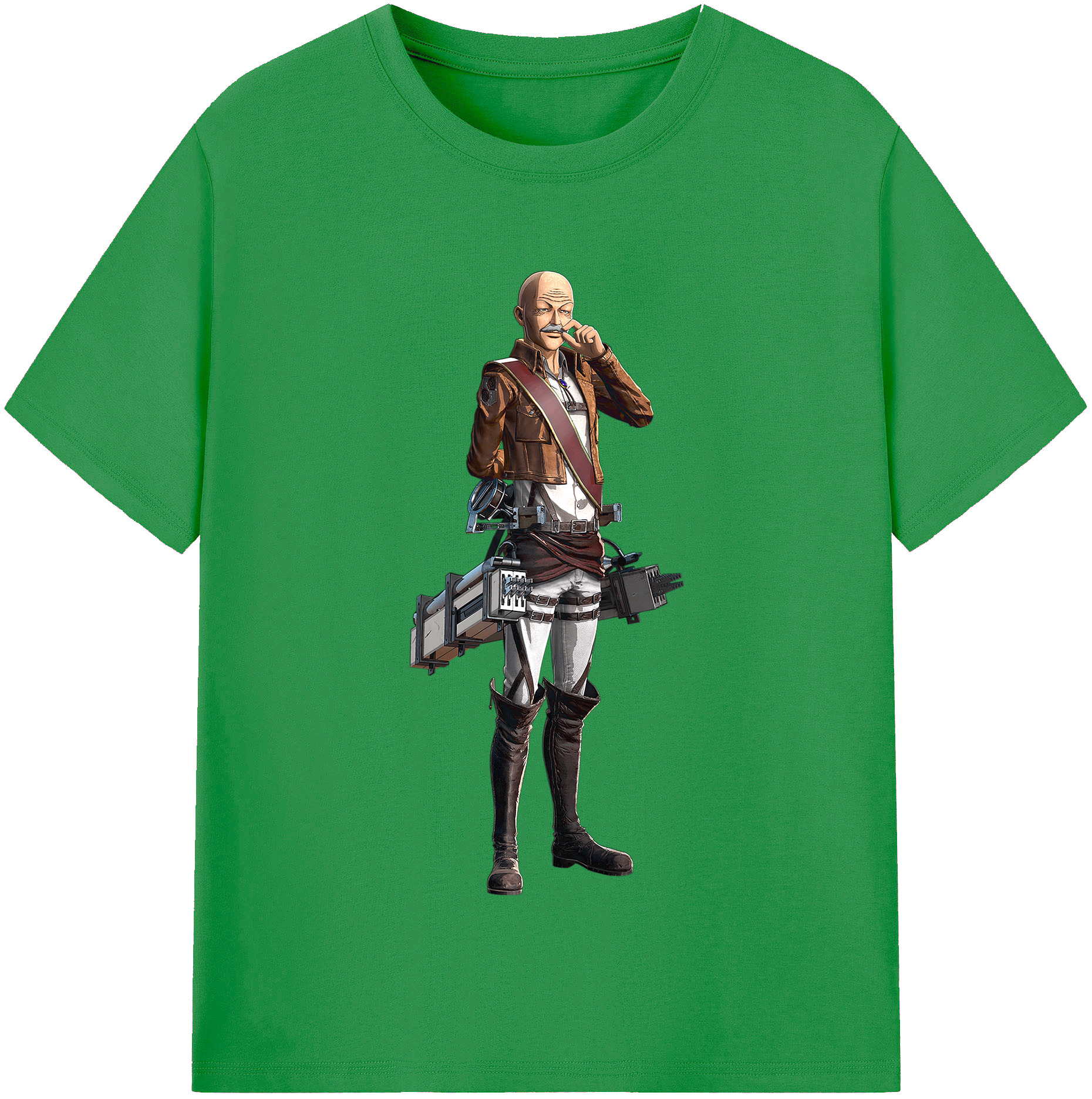 （画像用） 進撃の巨人 ドット·ピクシス Attack on Titan Dot Pixis レディースカジュアルプリントTシャツ（綿100％）