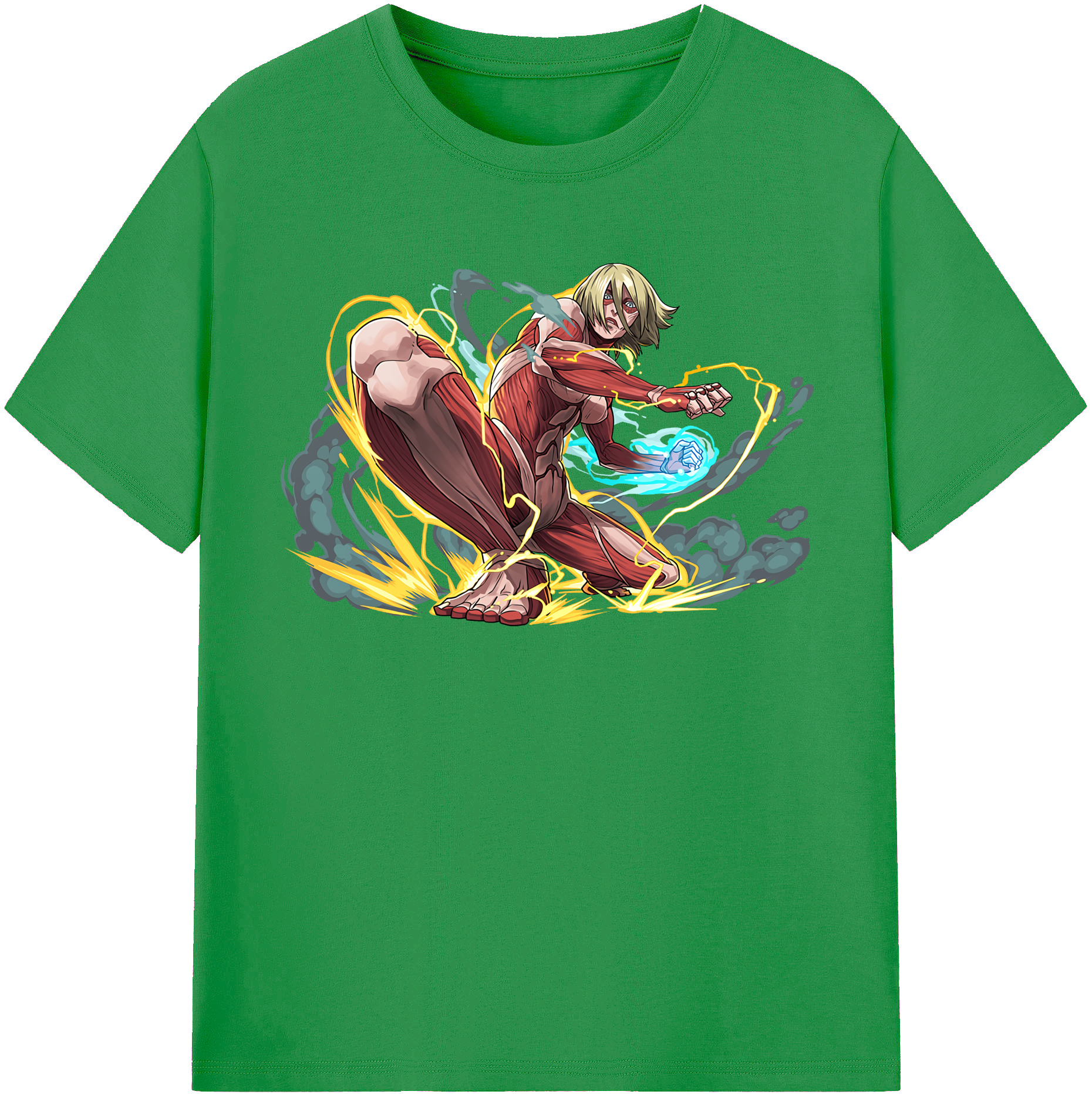（画像用） 進撃の巨人 Attack on Titan レディースカジュアルプリントTシャツ（綿100％）