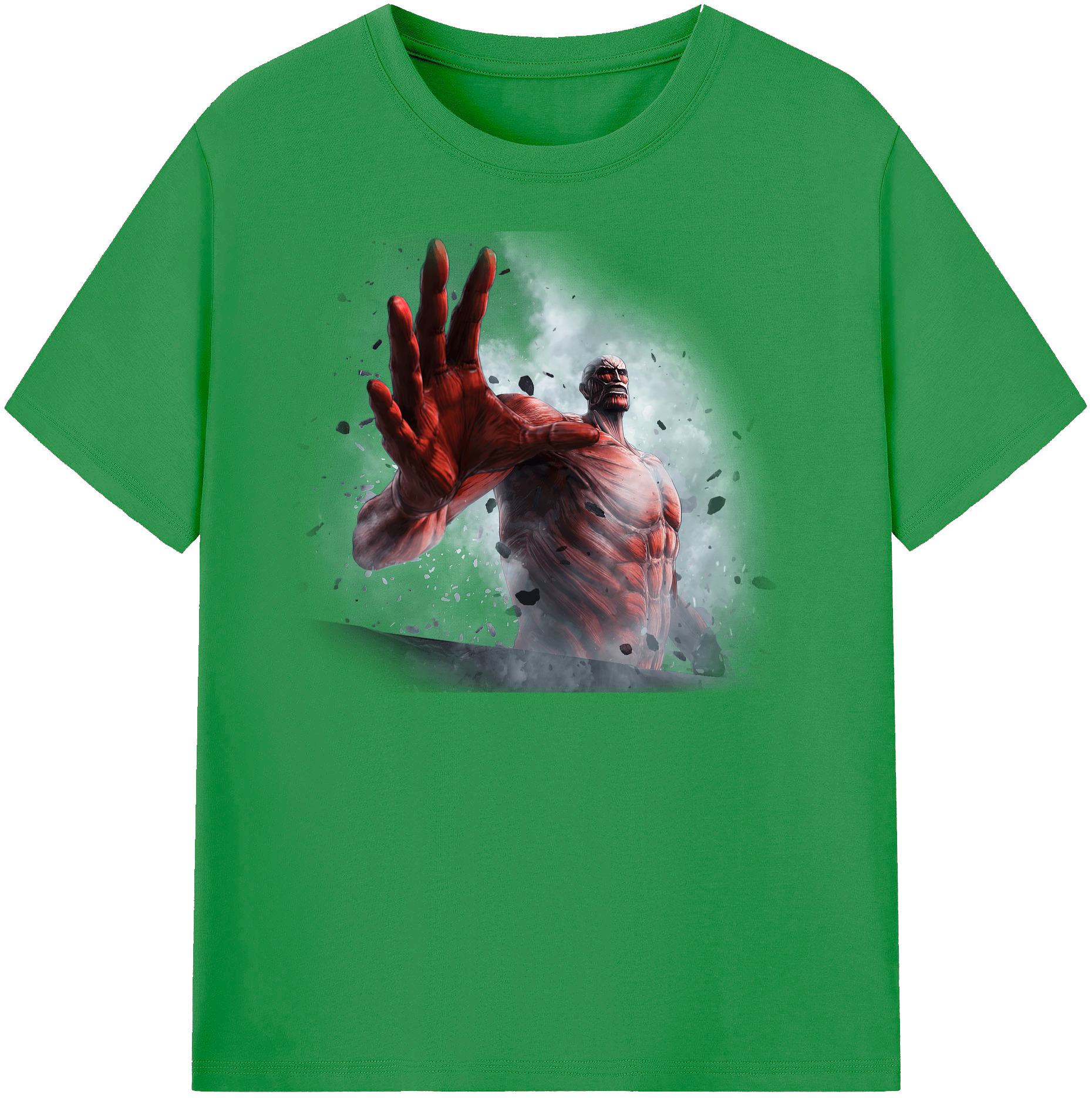 （画像用） 進撃の巨人 Attack on Titan レディースカジュアルプリントTシャツ（綿100％）