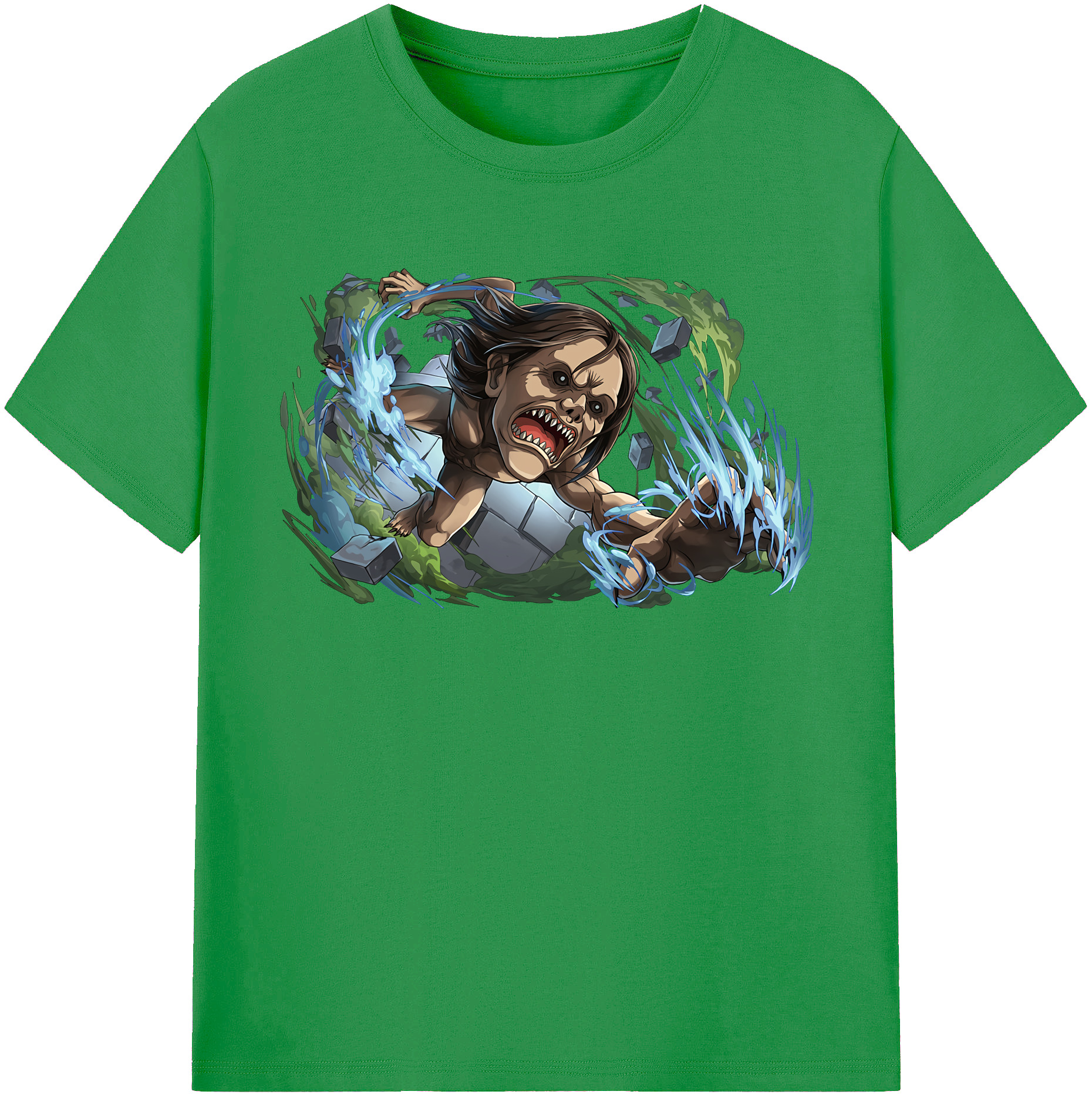 （画像用） 進撃の巨人 Attack on Titan レディースカジュアルプリントTシャツ（綿100％）
