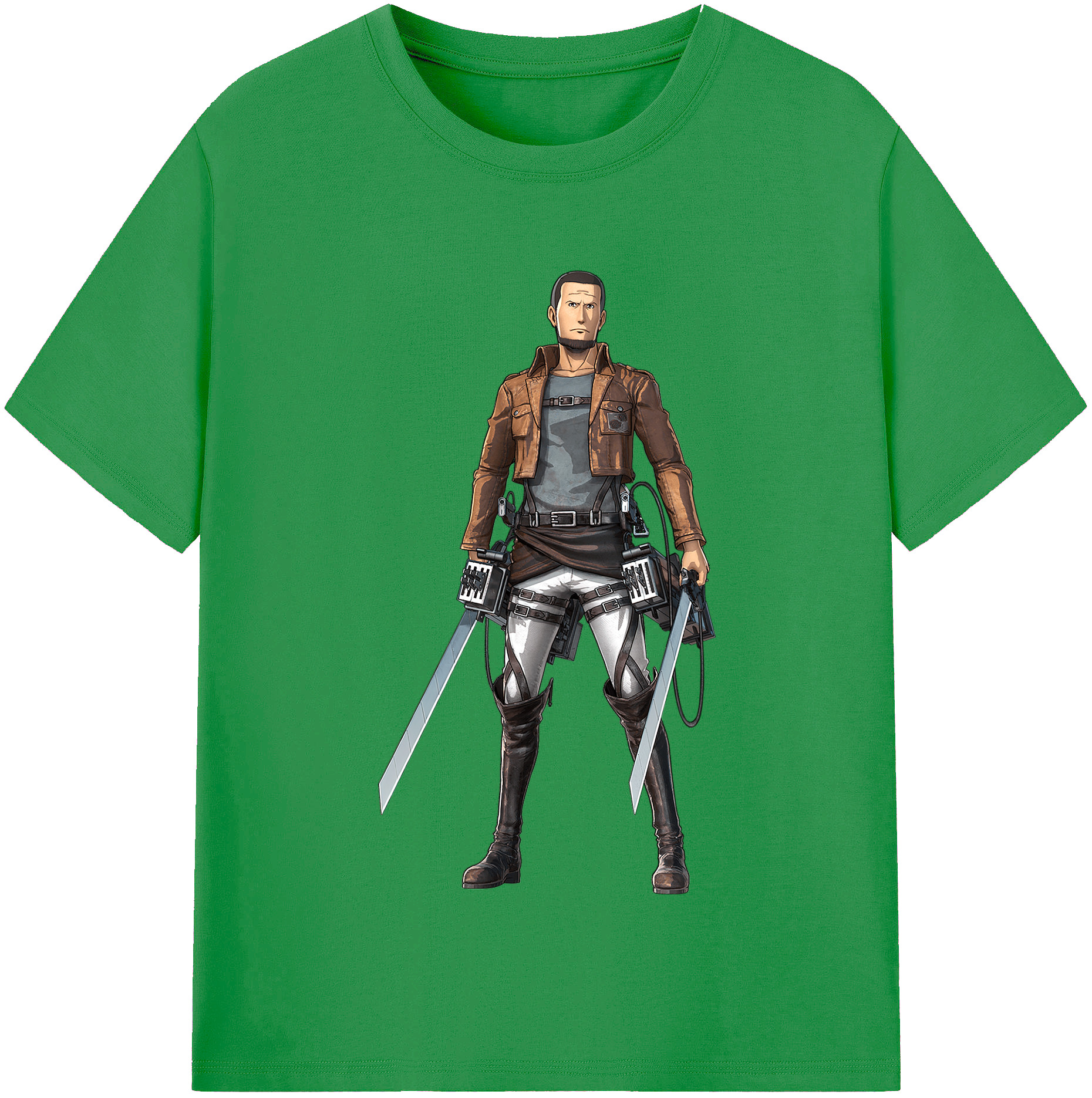 （画像用） 進撃の巨人 Attack on Titan レディースカジュアルプリントTシャツ（綿100％）