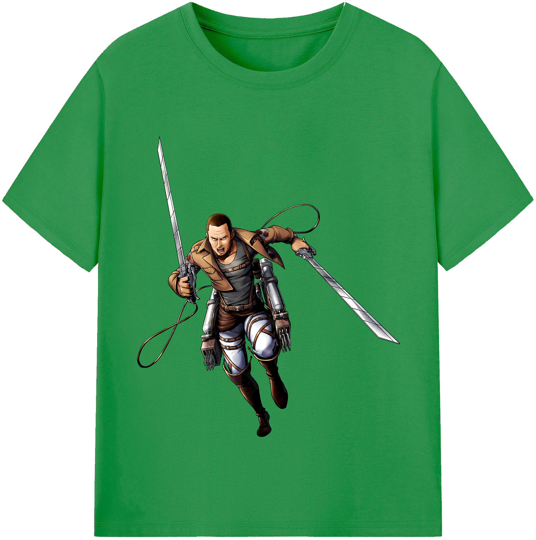 （画像用） 進撃の巨人 Attack on Titan レディースカジュアルプリントTシャツ（綿100％）