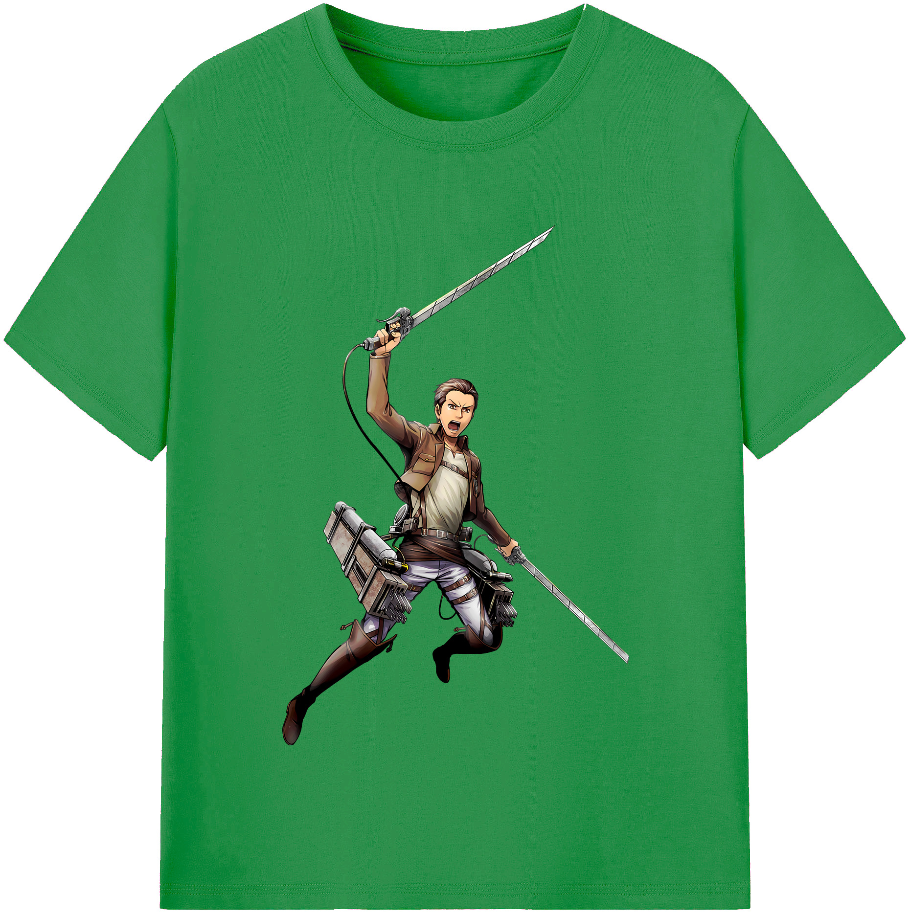 （画像用） 進撃の巨人 Attack on Titan レディースカジュアルプリントTシャツ（綿100％）