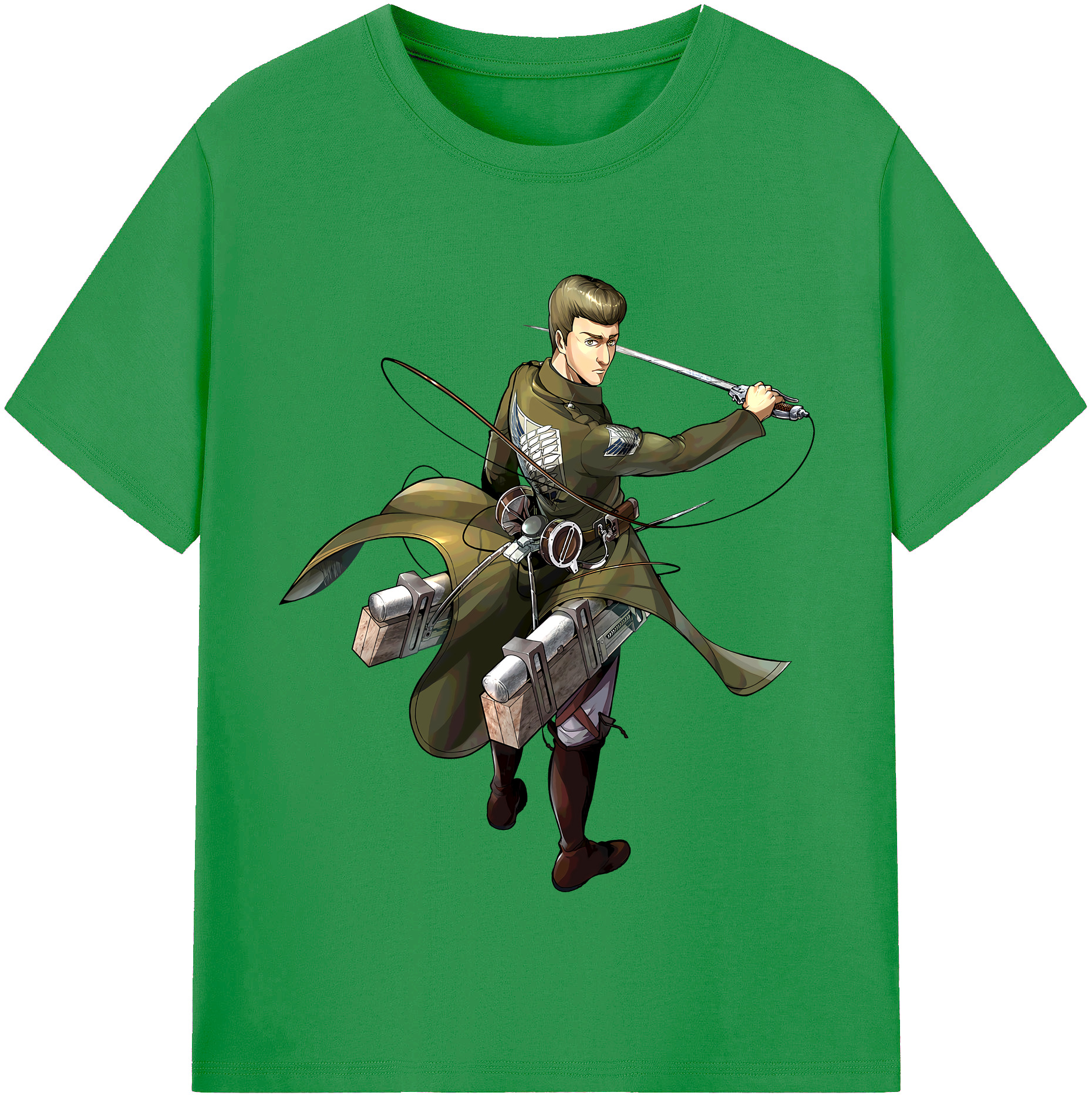（画像用） 進撃の巨人 Attack on Titan レディースカジュアルプリントTシャツ（綿100％）
