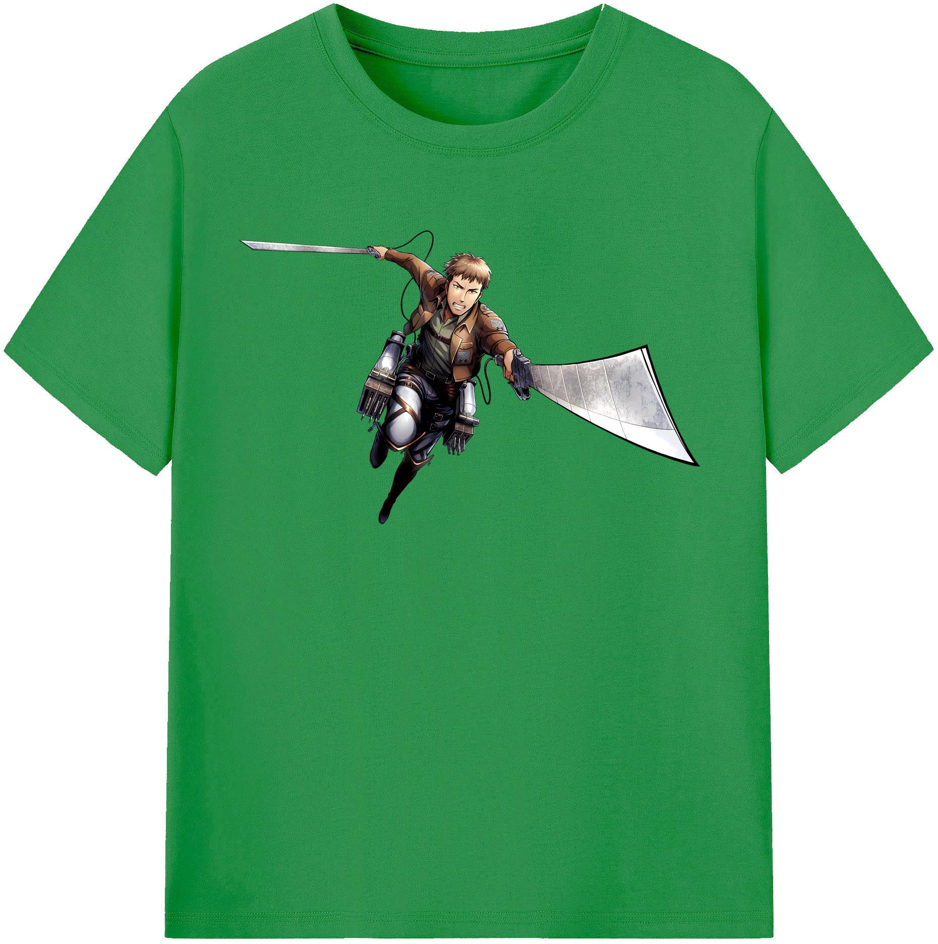 （画像用） 進撃の巨人 Attack on Titan レディースカジュアルプリントTシャツ（綿100％）