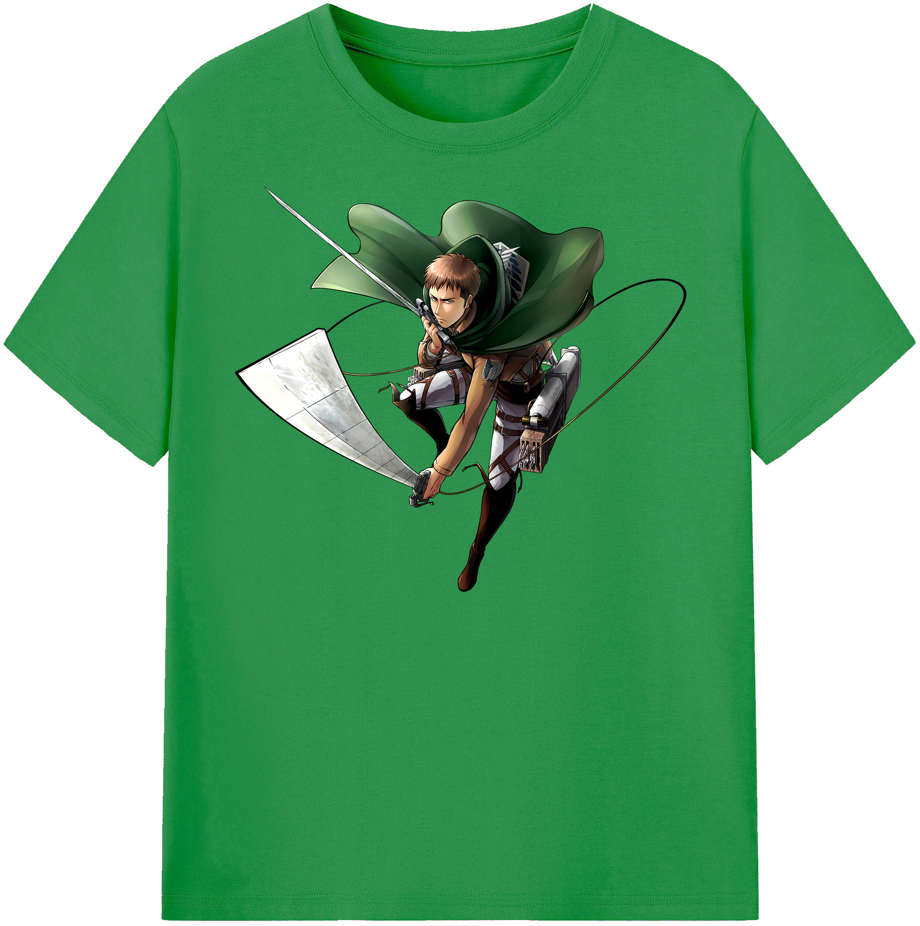 （画像用） 進撃の巨人 Attack on Titan レディースカジュアルプリントTシャツ（綿100％）