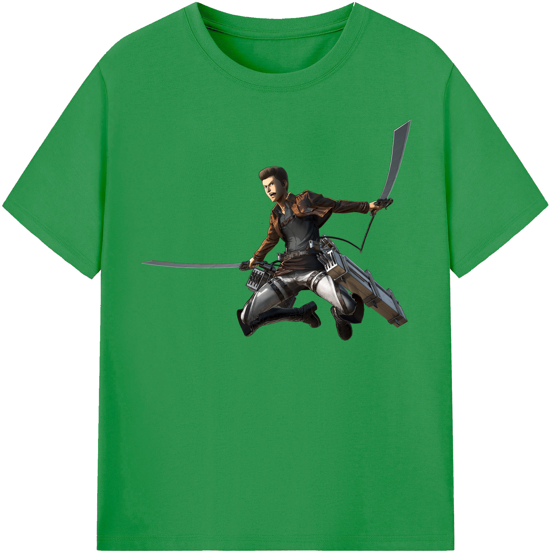 （画像用） 進撃の巨人 Attack on Titan レディースカジュアルプリントTシャツ（綿100％）