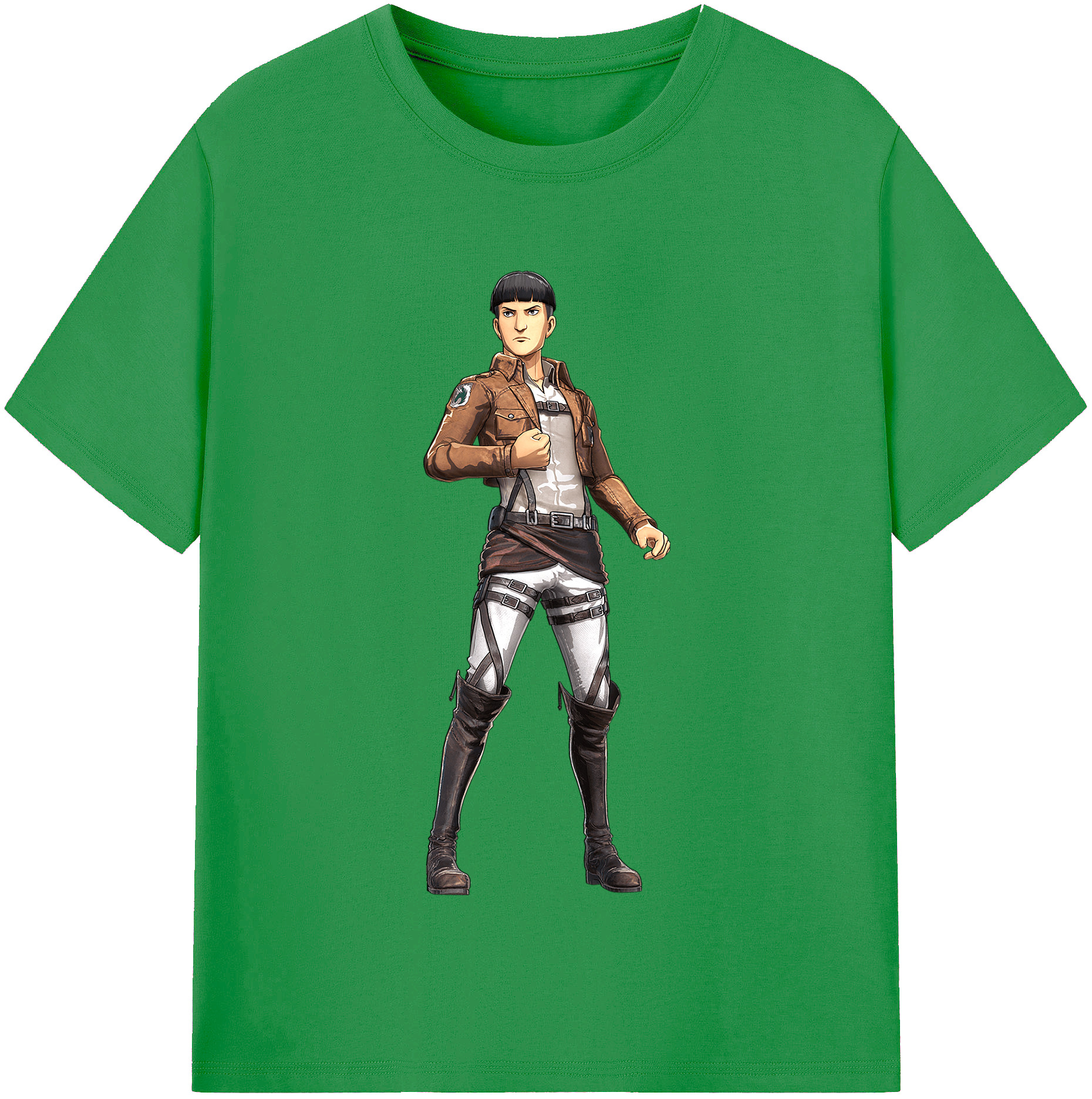 （画像用） 進撃の巨人 Attack on Titan レディースカジュアルプリントTシャツ（綿100％）