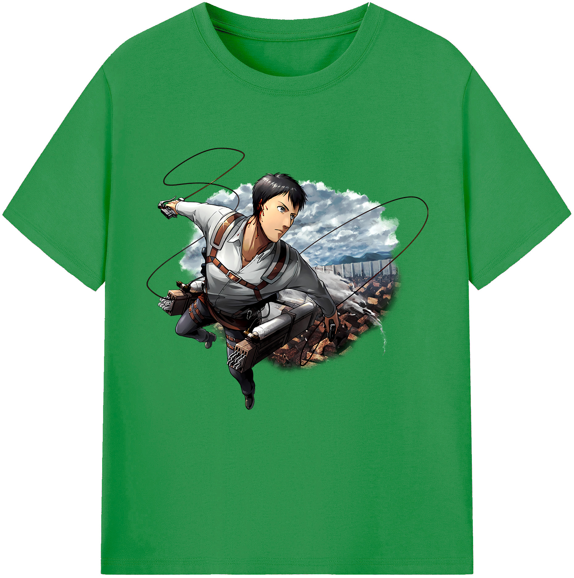 （画像用） 進撃の巨人 ベルトルト・フーバー Attack on Titan Bertholdt Hoover レディースカジュアルプリントTシャツ（綿100％）