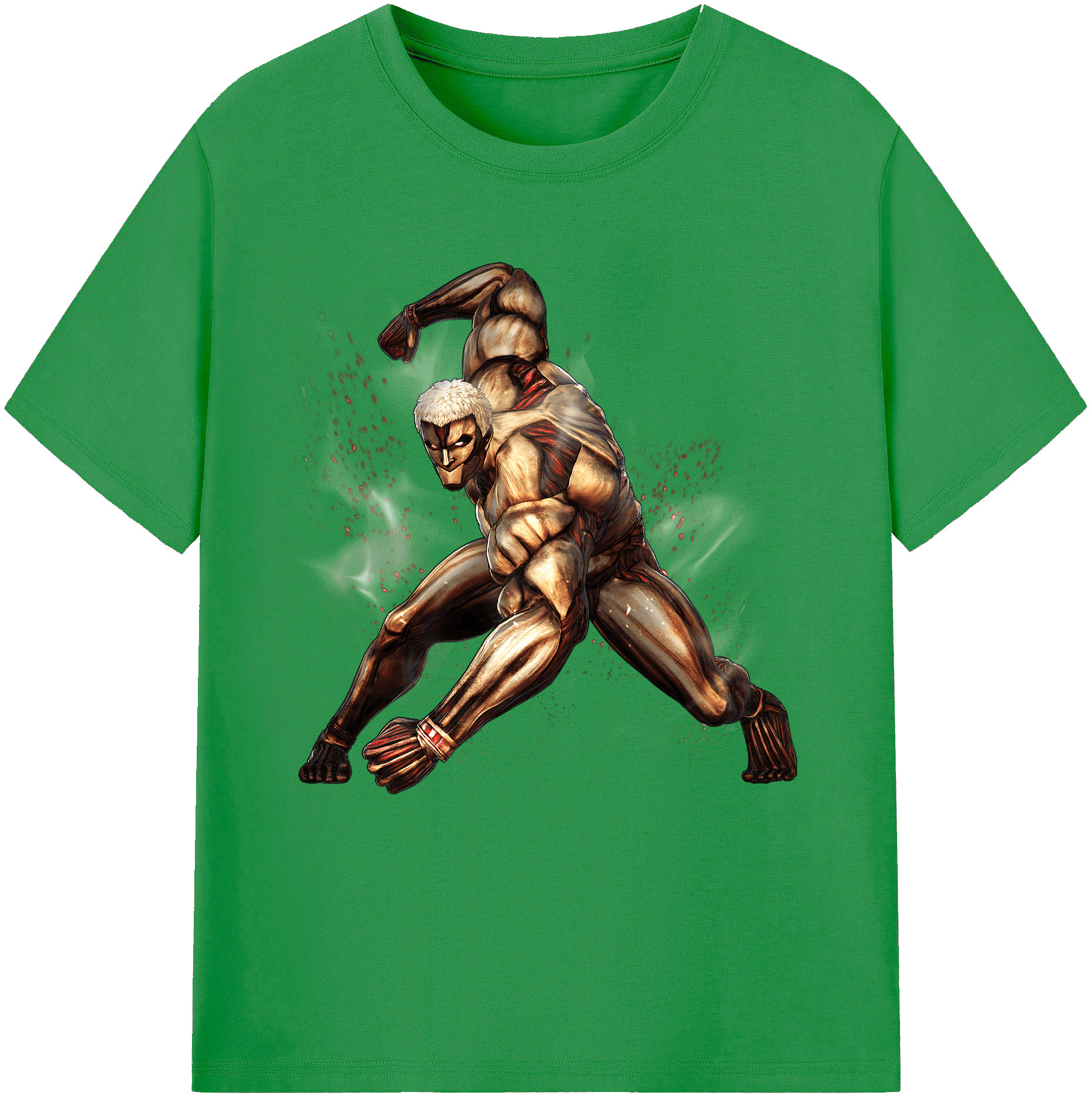 （画像用） 進撃の巨人 Attack on Titan レディースカジュアルプリントTシャツ（綿100％）