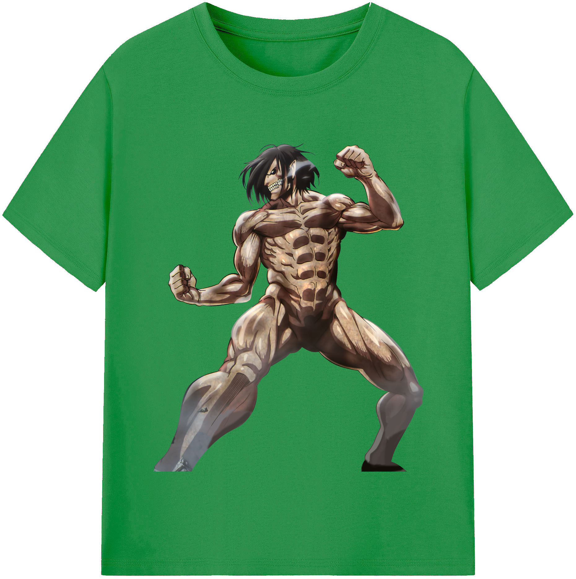 （画像用） 進撃の巨人 Attack on Titan レディースカジュアルプリントTシャツ（綿100％）