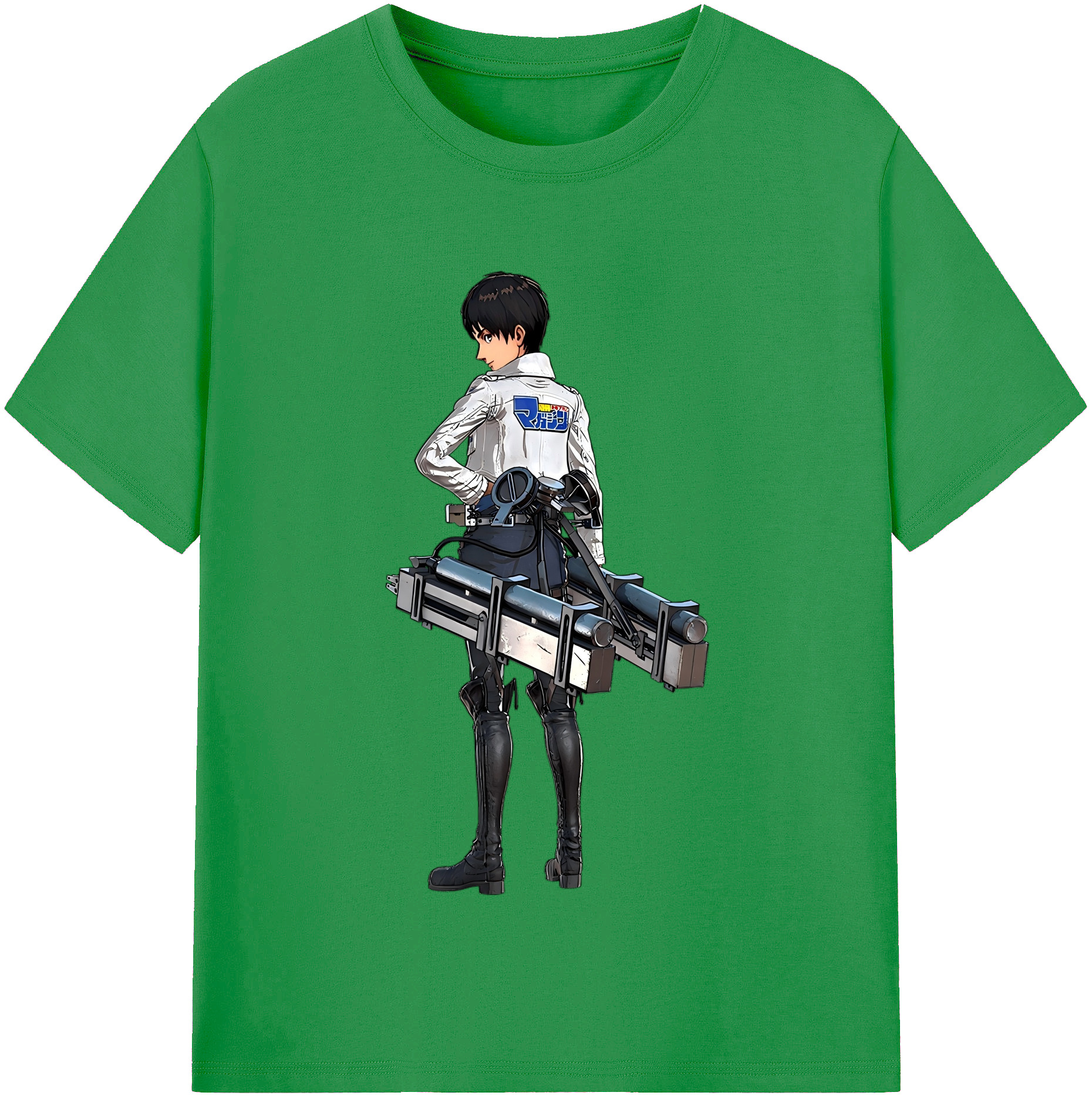 （画像用） 進撃の巨人 エレン･イェーガー Attack on Titan Eren Jäger レディースカジュアルプリントTシャツ（綿100％）