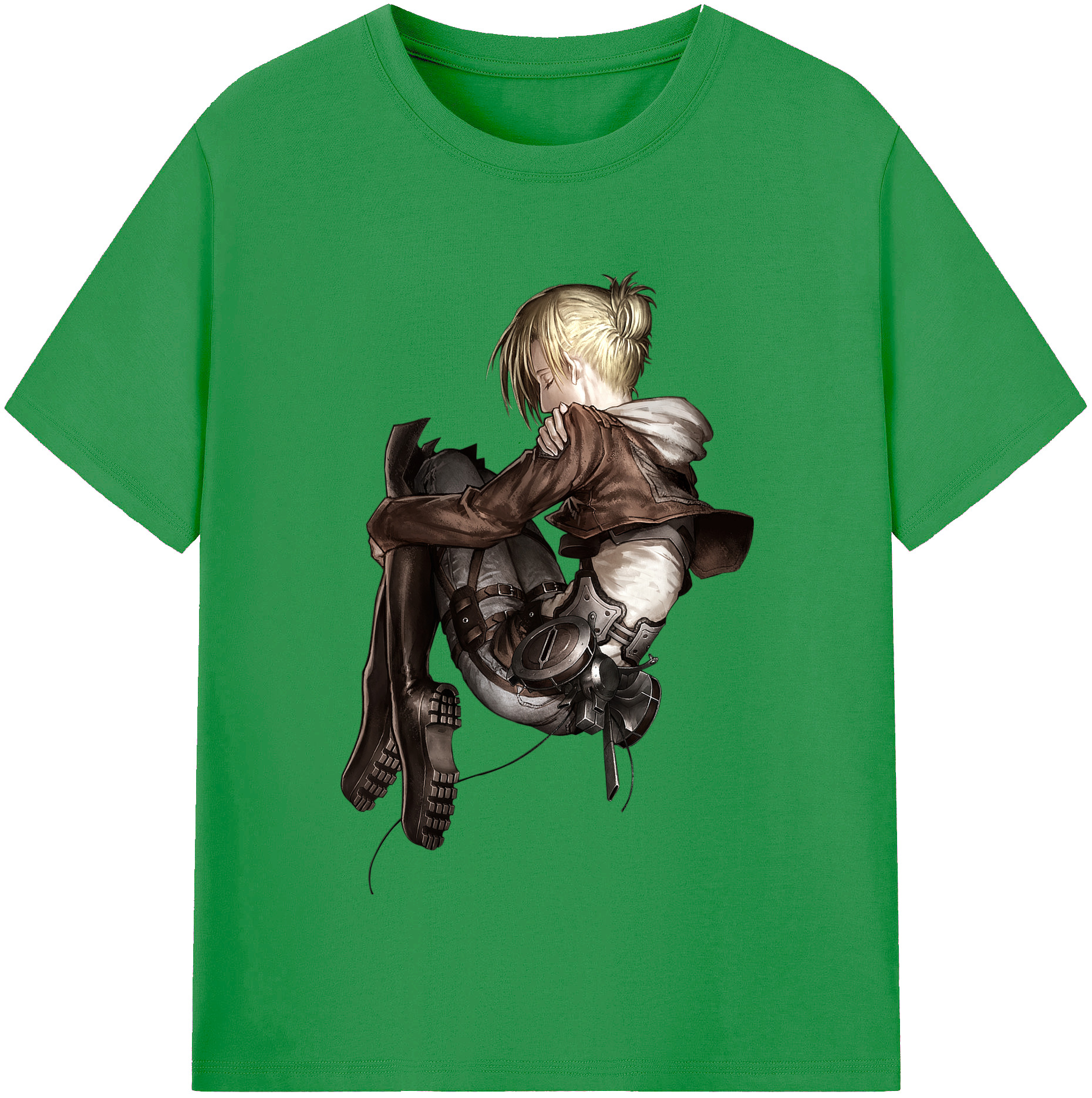 （画像用） 進撃の巨人 アニ・レオンハート Attack on Titan Annie Leonhart レディースカジュアルプリントTシャツ（綿100％）