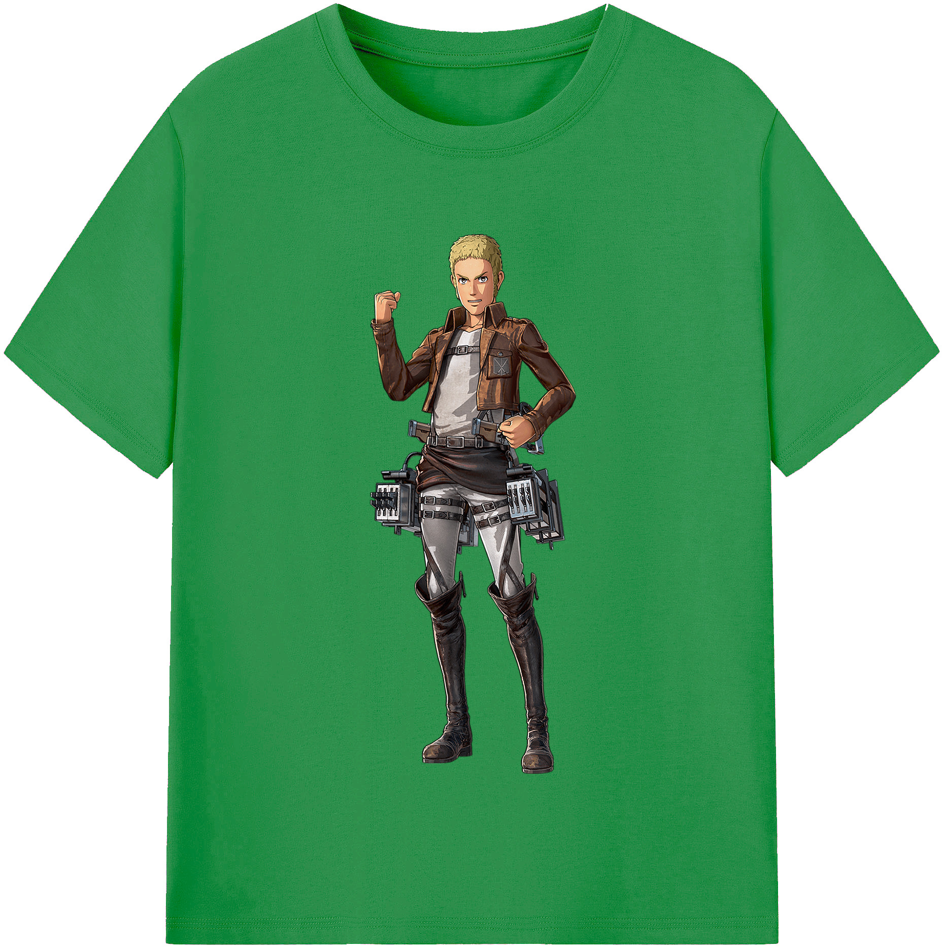 （画像用） 進撃の巨人 ライナー・ブラウン Attack on Titan Reiner Braun レディースカジュアルプリントTシャツ（綿100％）