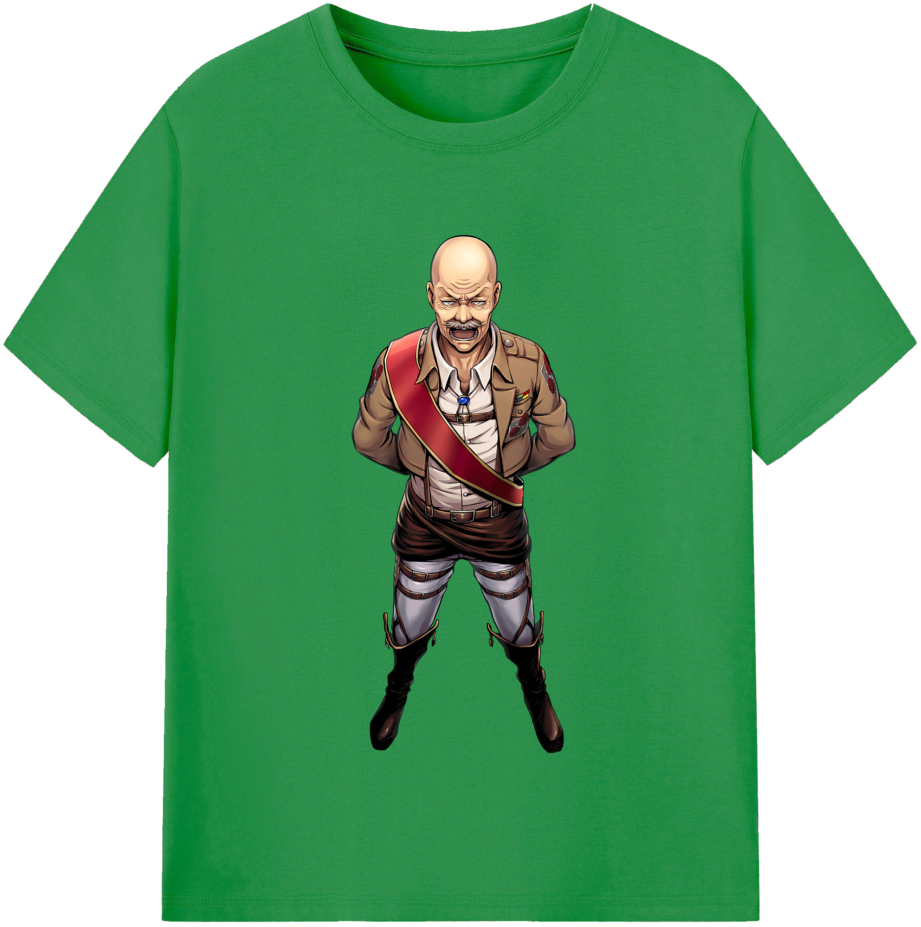 （画像用） 進撃の巨人 ドット·ピクシス Attack on Titan Dot Pixis レディースカジュアルプリントTシャツ（綿100％）