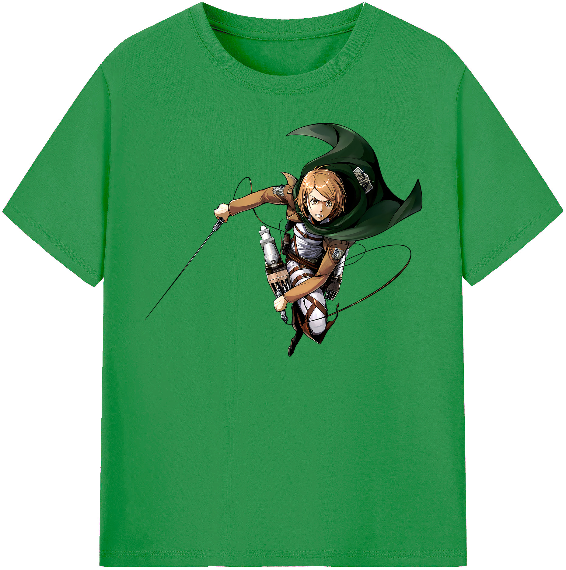 （画像用） 進撃の巨人 ペトラ·ラル Attack on Titan Petra Rall レディースカジュアルプリントTシャツ（綿100％）