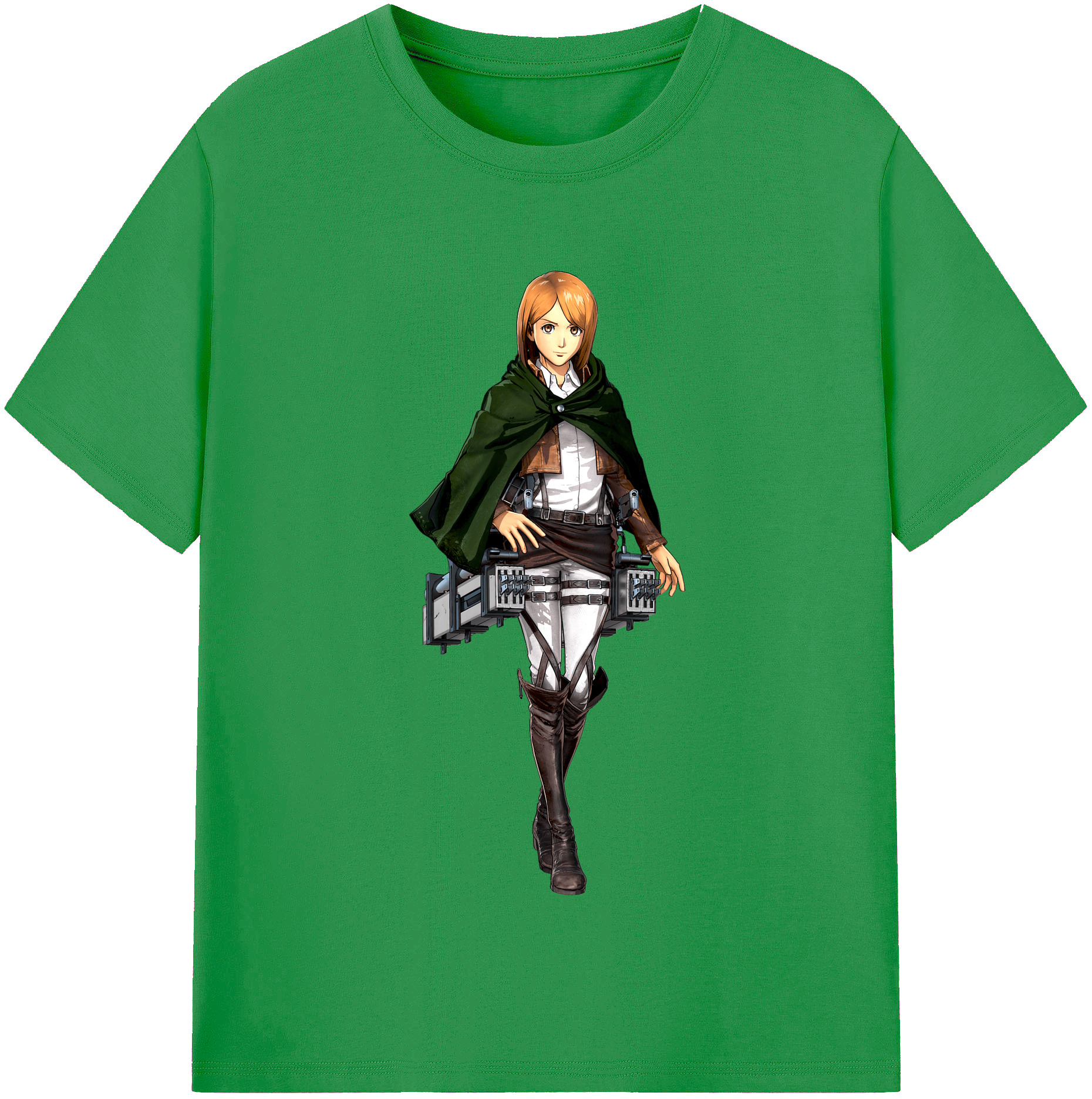 （画像用） 進撃の巨人 ペトラ·ラル Attack on Titan Petra Rall レディースカジュアルプリントTシャツ（綿100％）