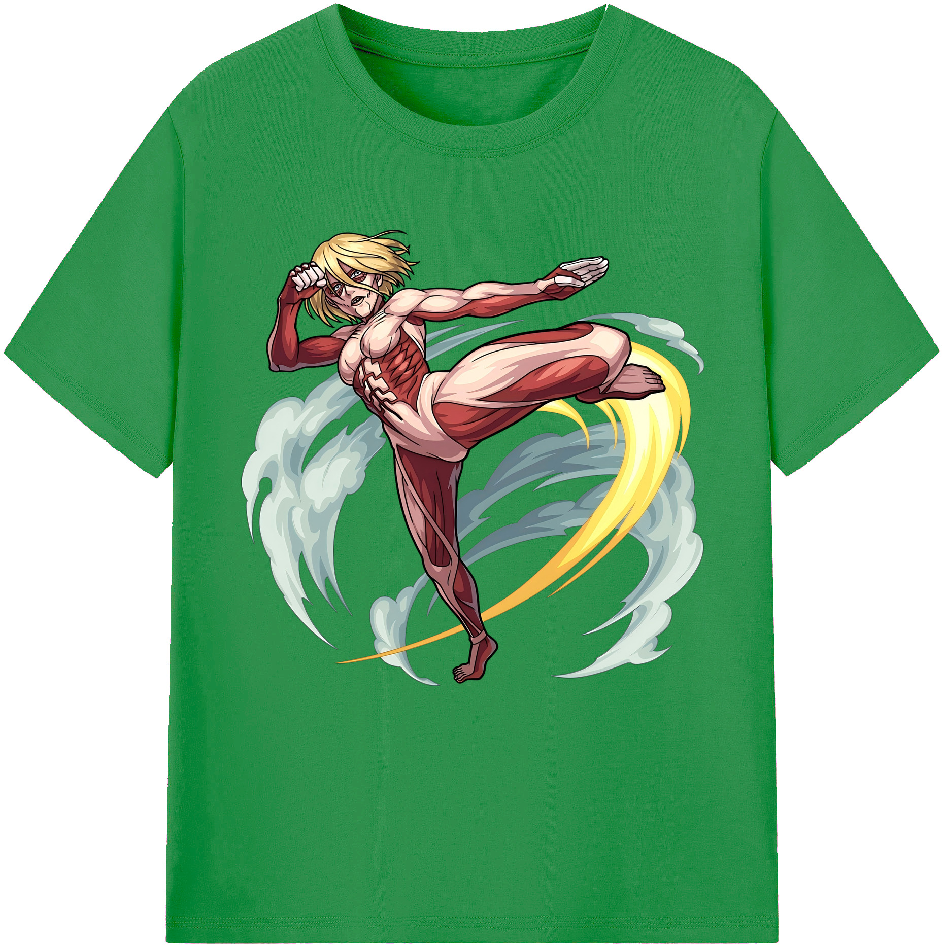（画像用） 進撃の巨人 Attack on Titan レディースカジュアルプリントTシャツ（綿100％）