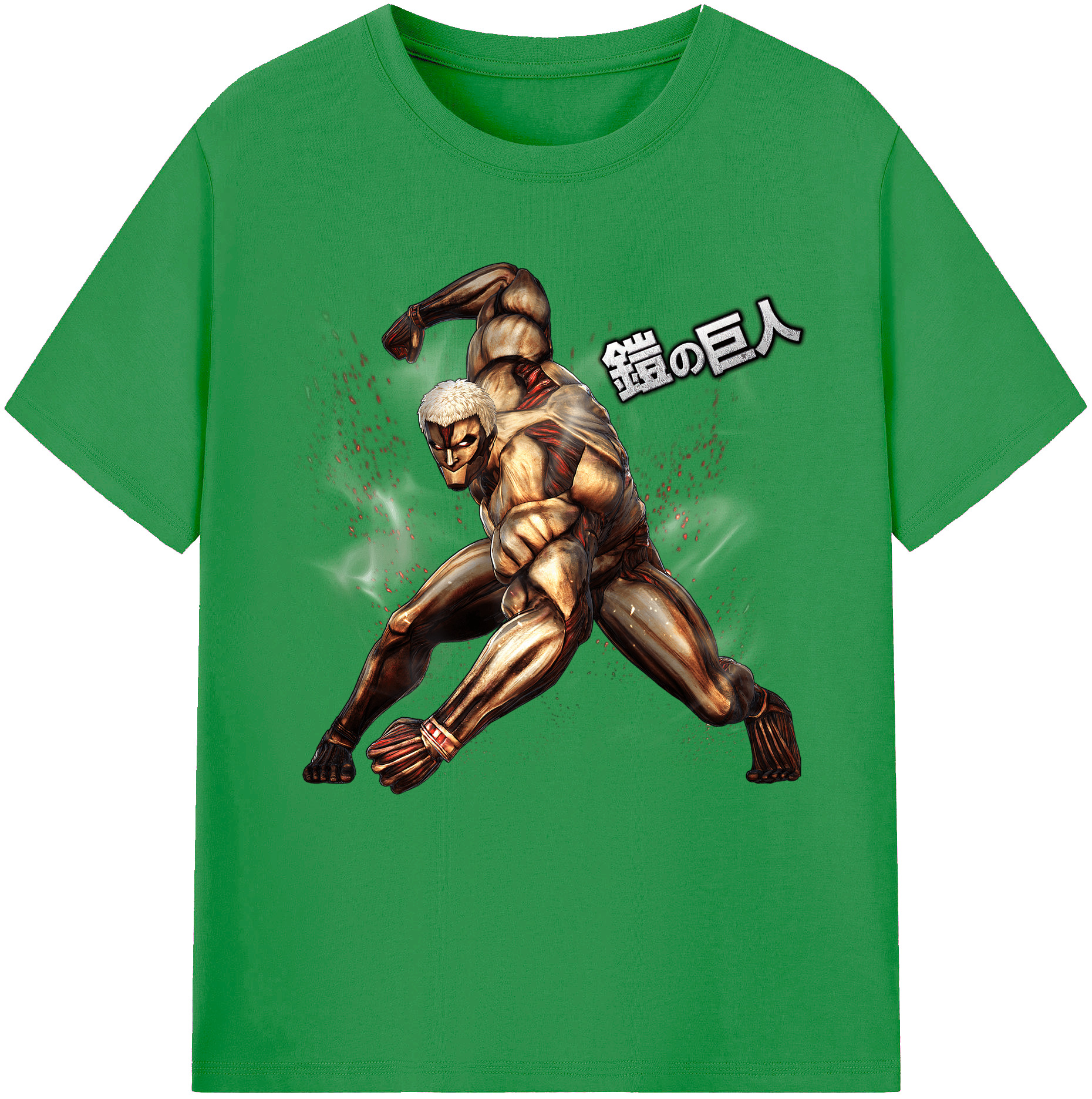 （画像用） 進撃の巨人 Attack on Titan レディースカジュアルプリントTシャツ（綿100％）